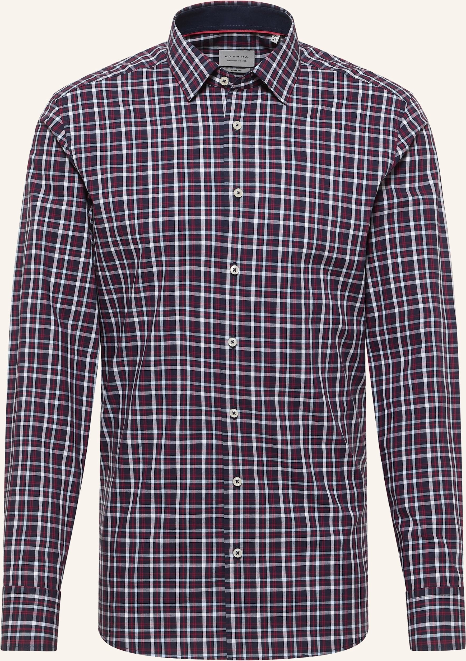 Thumbnail - Eterna Hemd Slim Fit blau