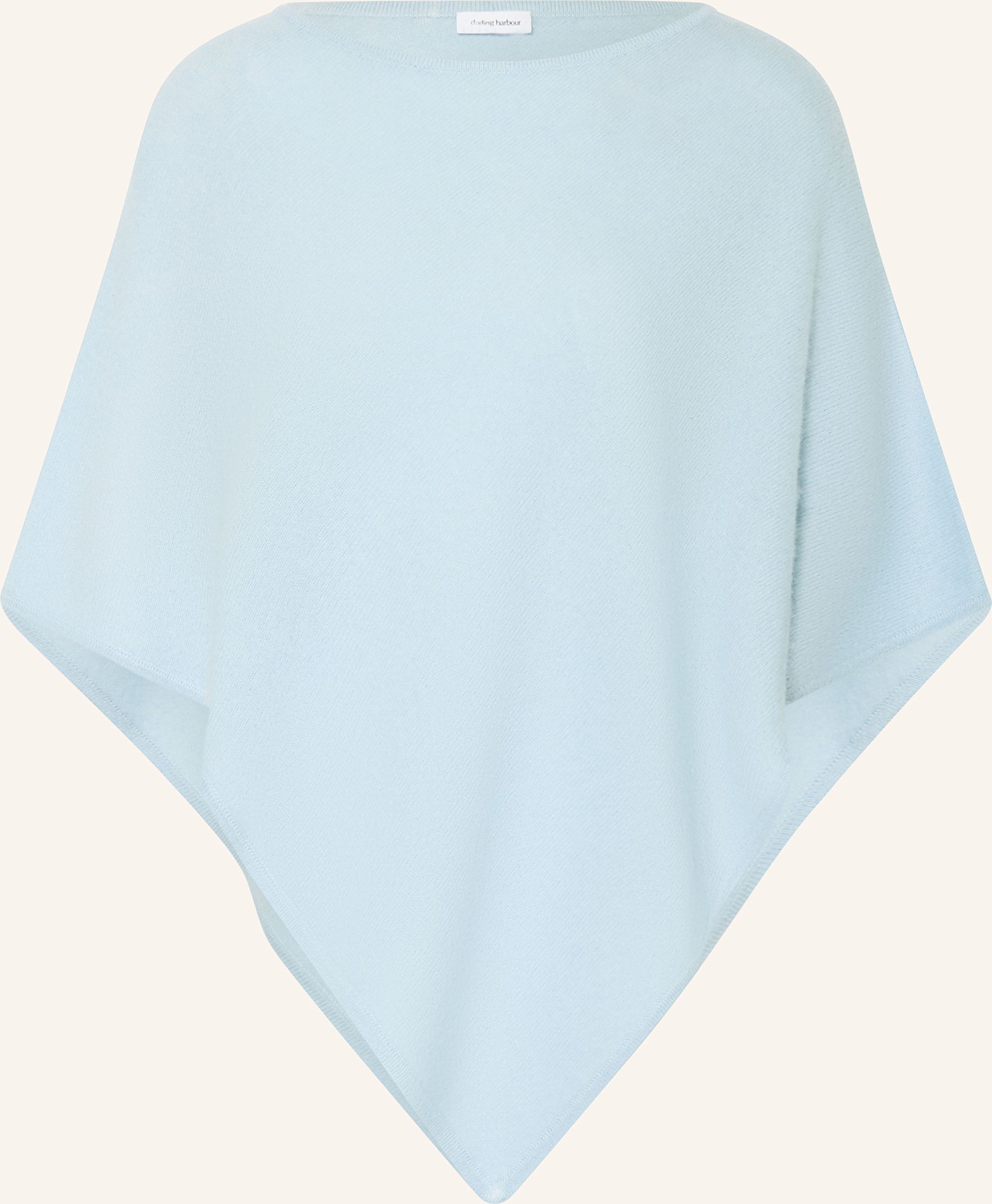 Darling Harbour Poncho Aus Cashmere blau