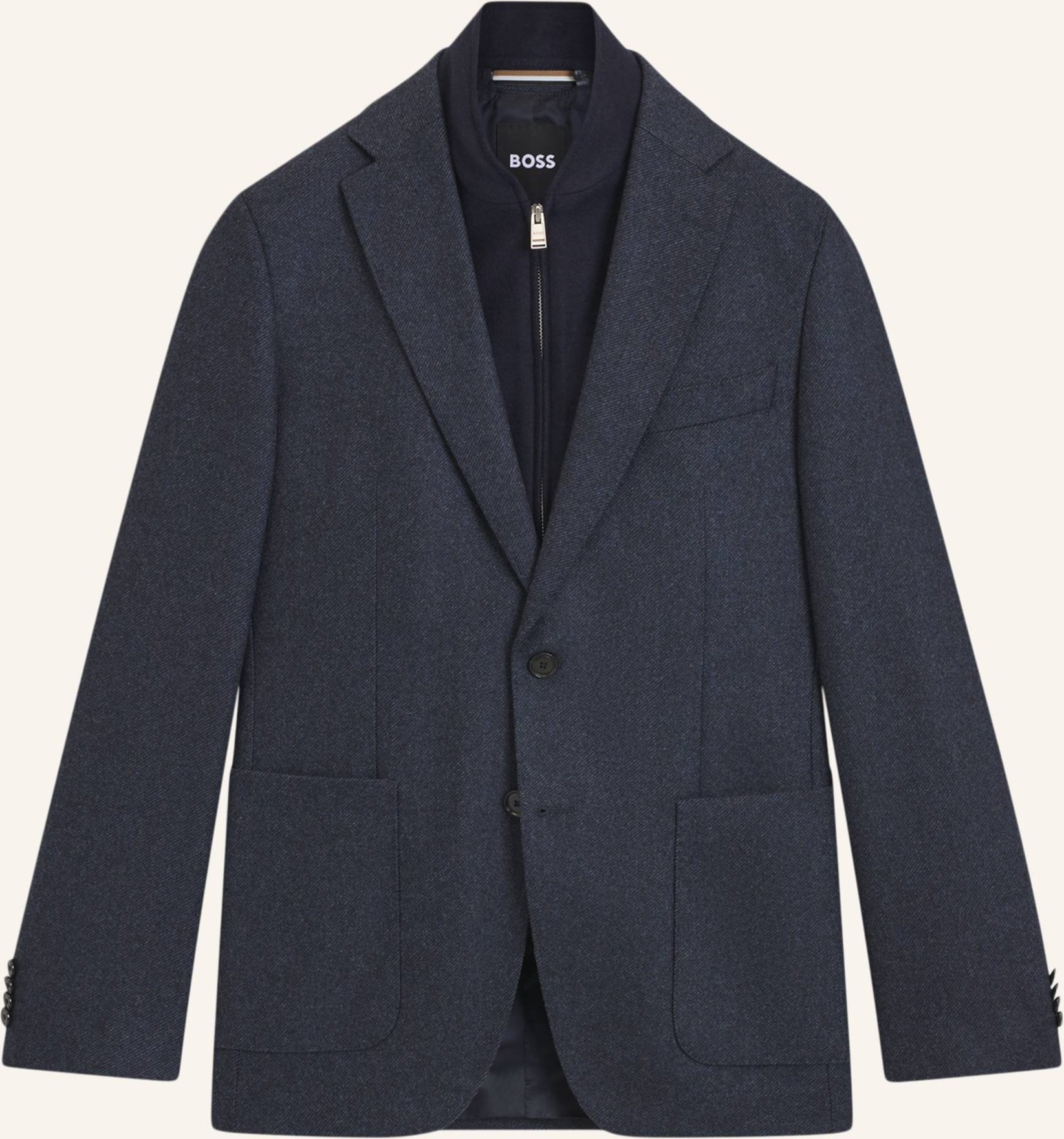 Thumbnail - Boss Blazer H-Hutson-Bib-254 Slim Fit blau