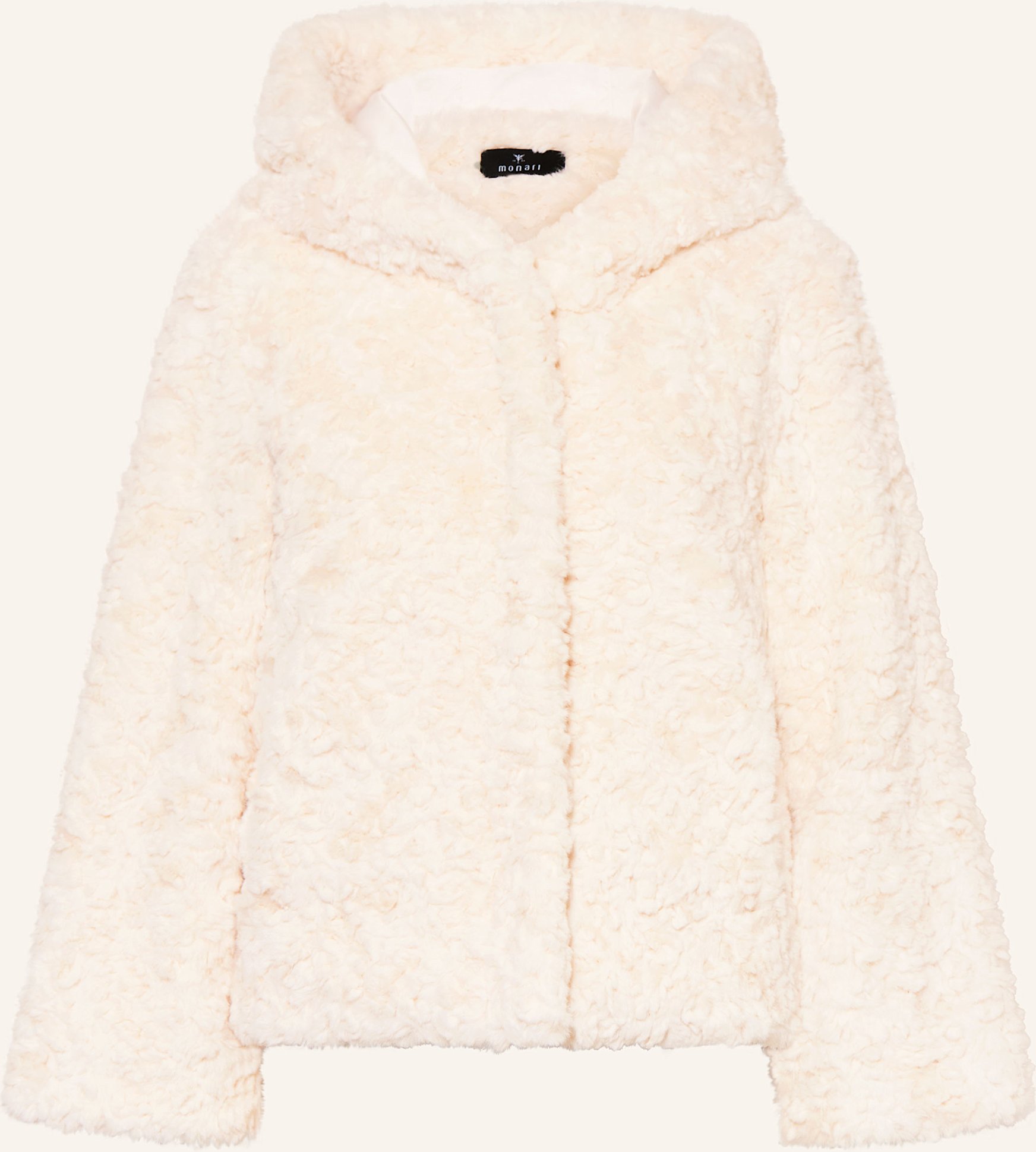 Monari Kunstfell-Jacke weiss