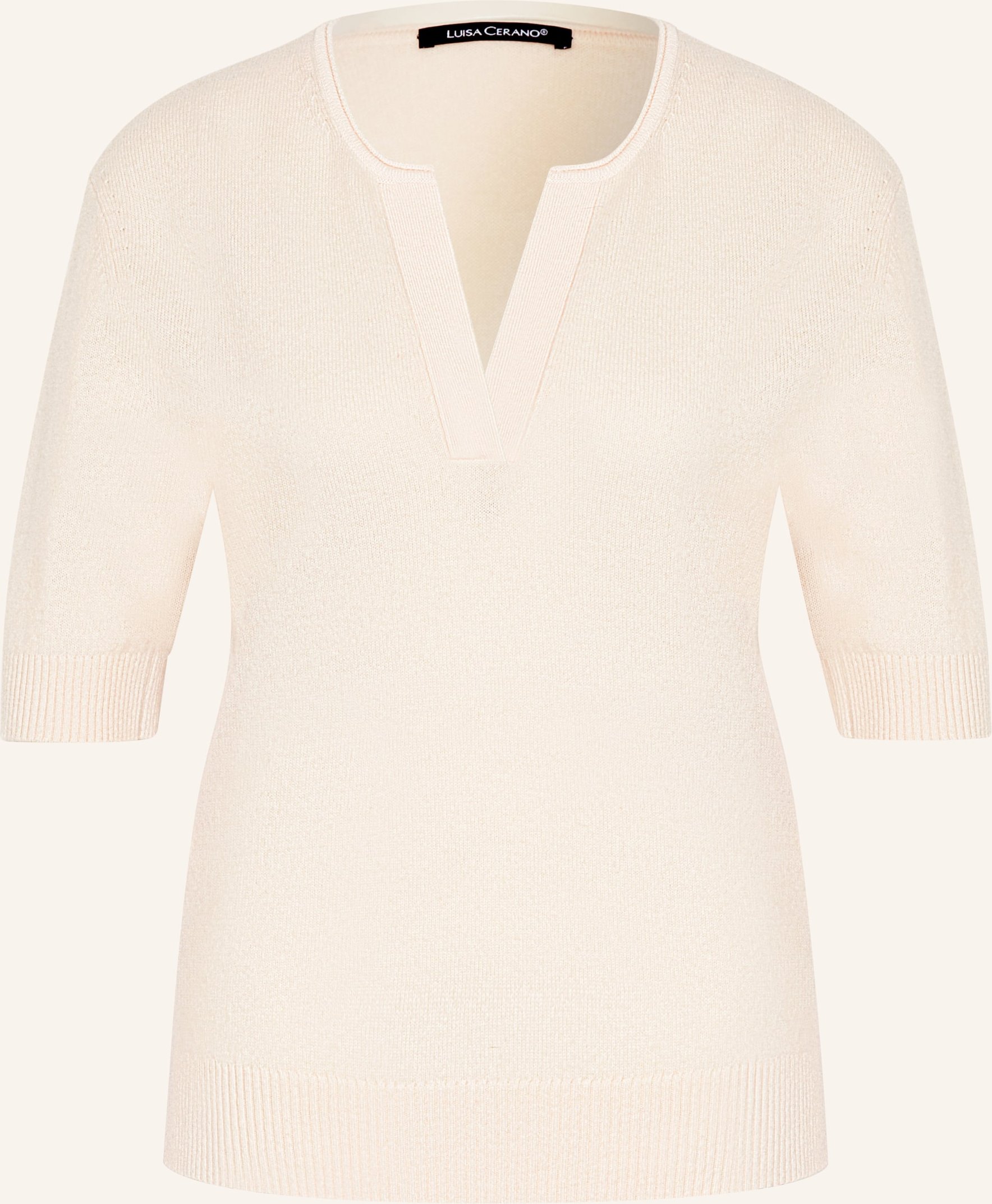 Luisa Cerano Strickshirt weiss