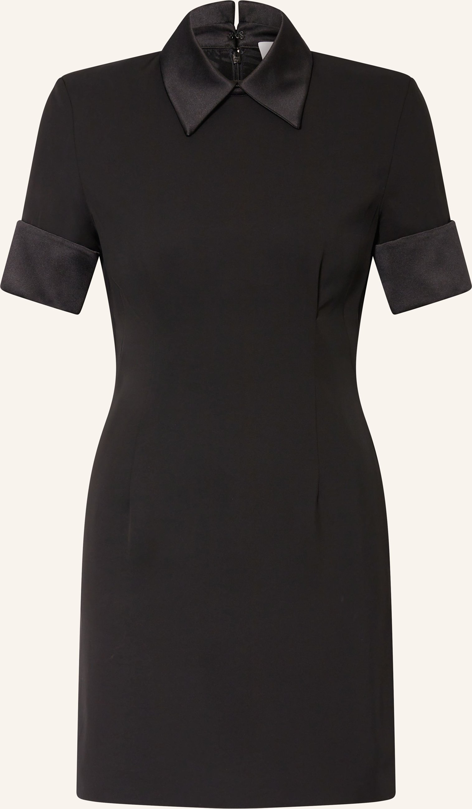 Sportmax Kleid Cipro Im Materialmix schwarz