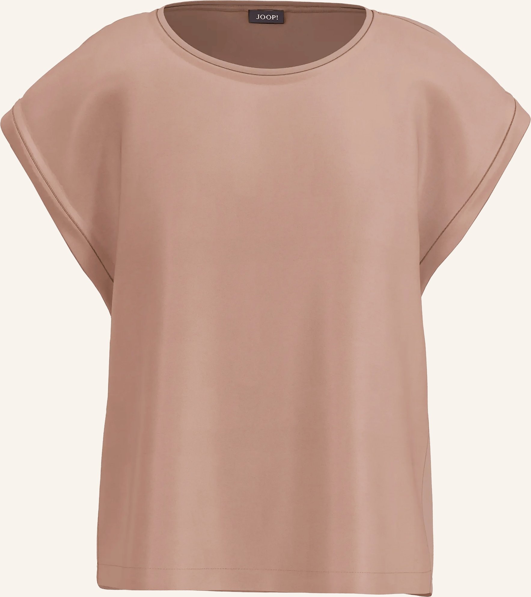 Joop! Blusenshirt Taila Im Materialmix braun