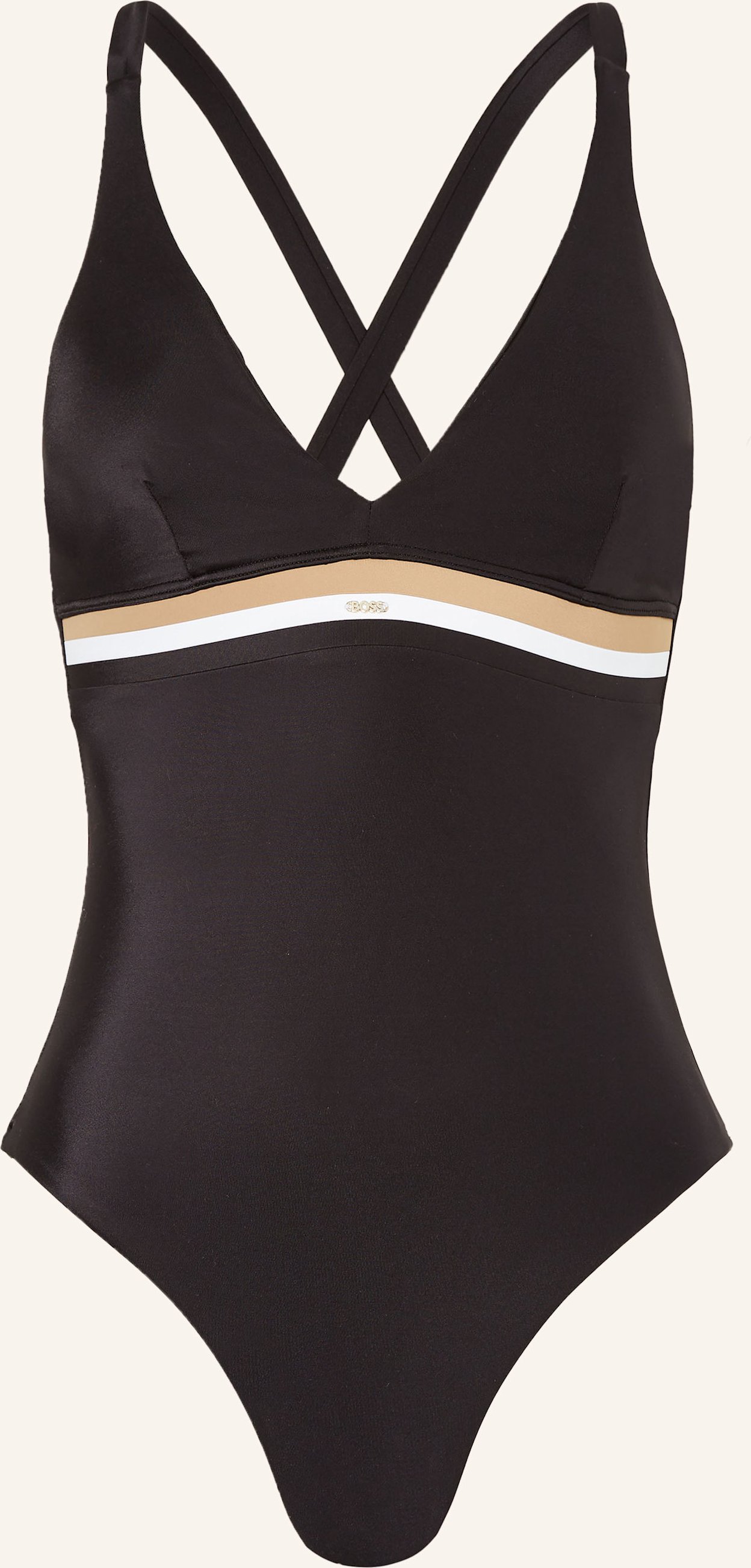 Boss Badeanzug Iconic schwarz