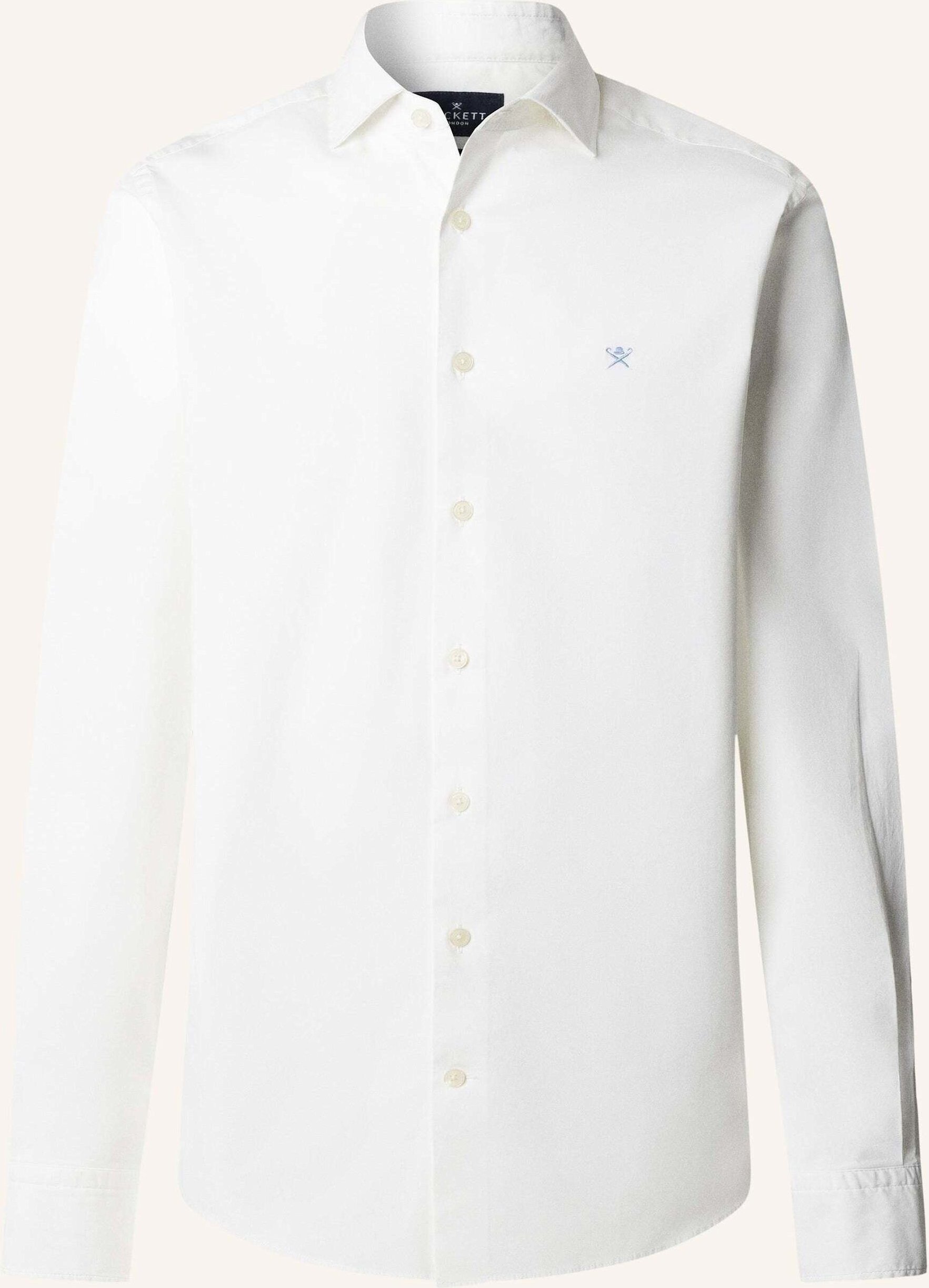 Hackett London Freizeithemd Ess Stretch Pop weiss