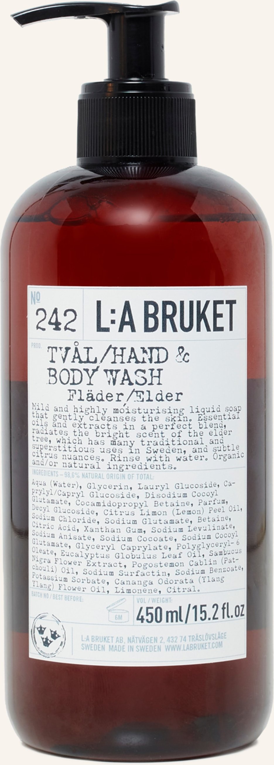L:A Bruket Seife Volumen: 450 ml