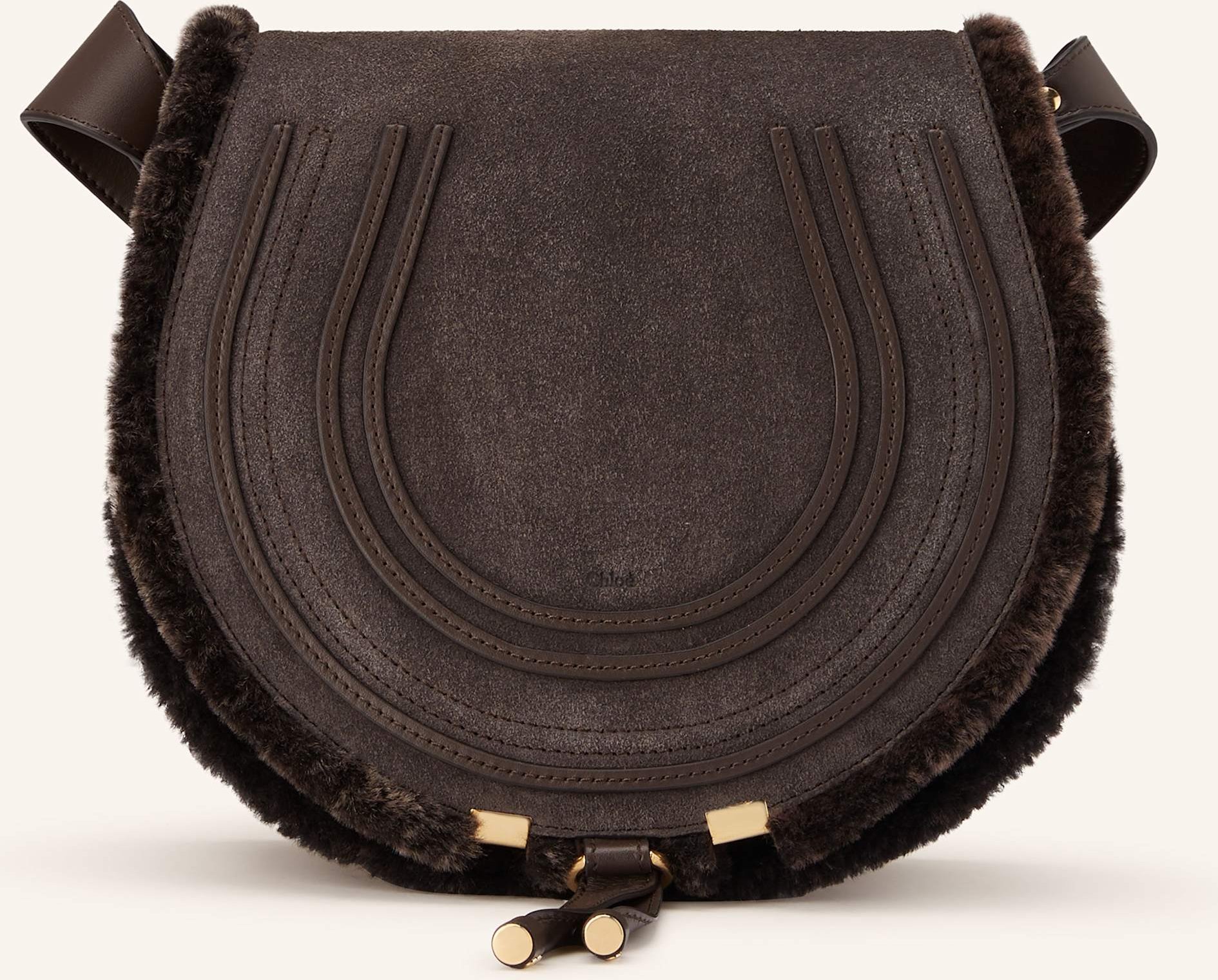 Chloé Umhängetasche Marcie braun