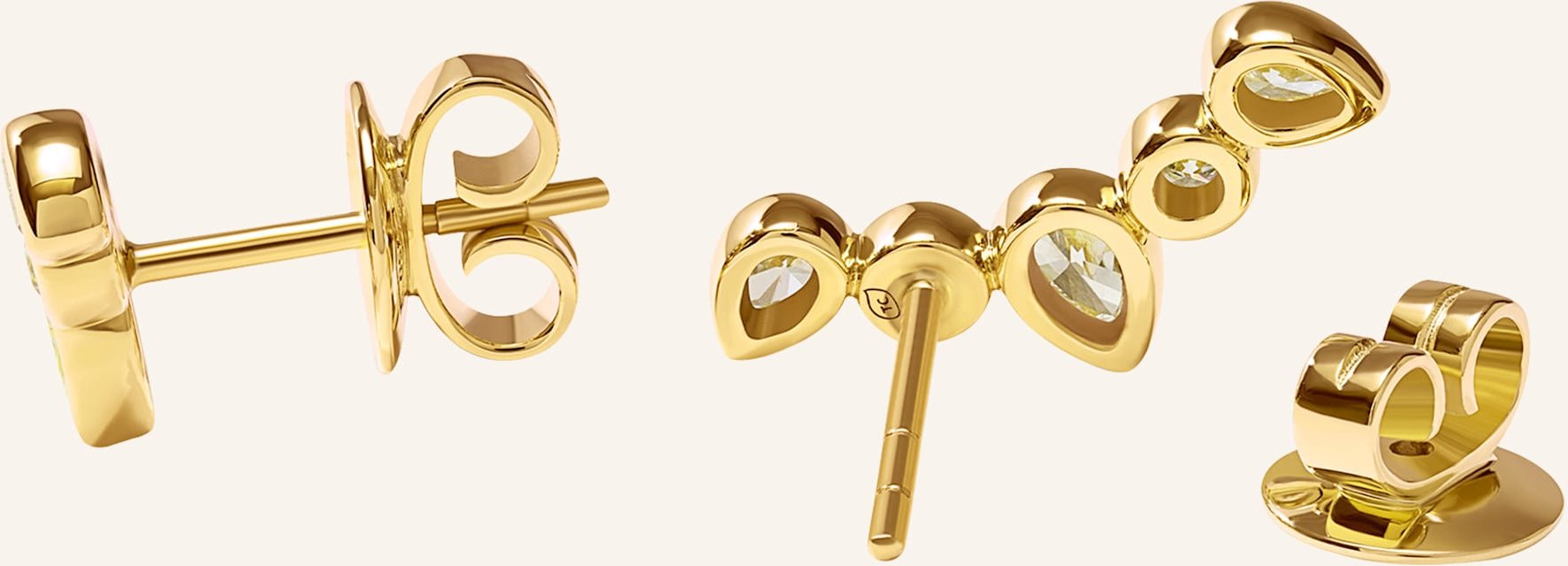 Tamara Comolli Ohrstecker Ohrstecker Gypsy Crawler Classic 18k Roségold gold