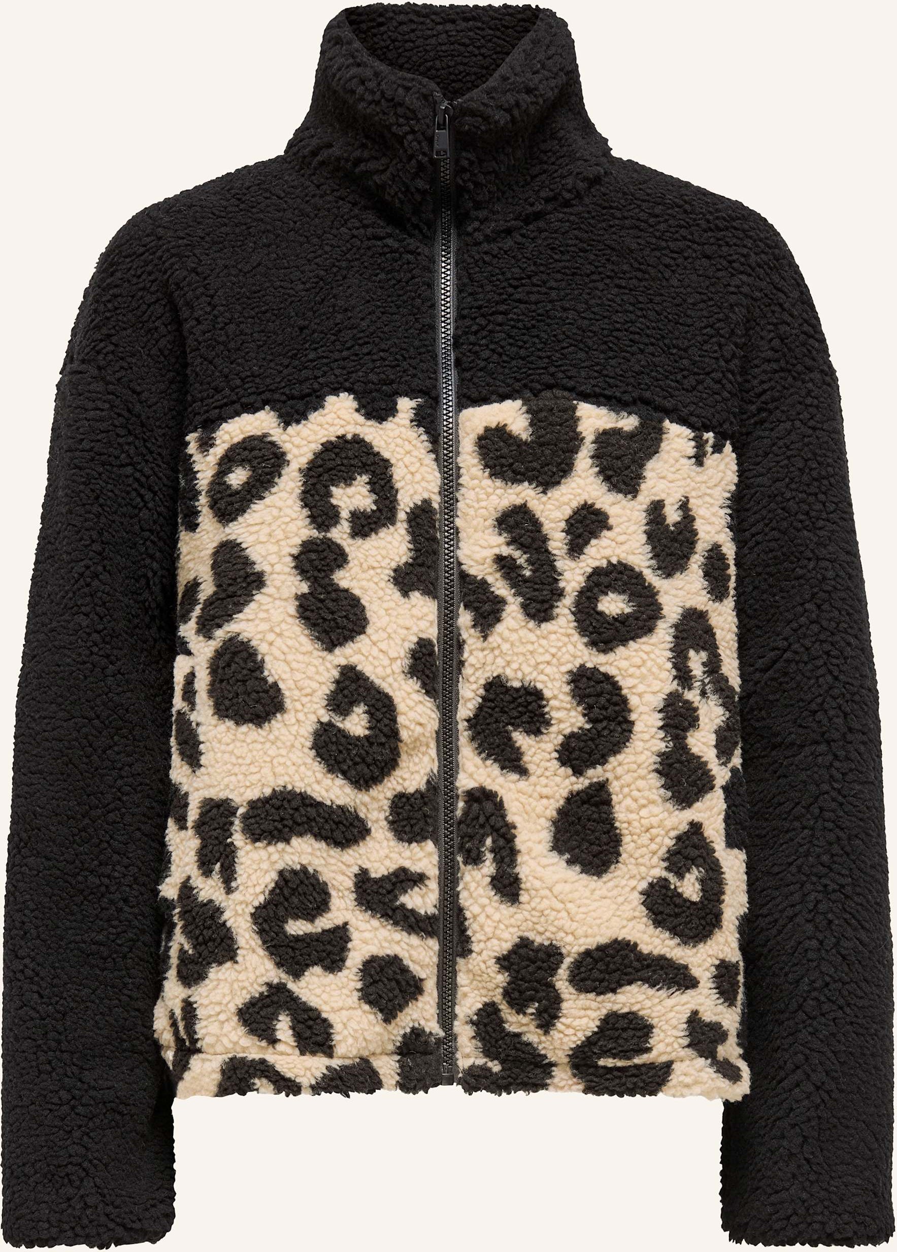 Only Teddyfell-Jacke schwarz