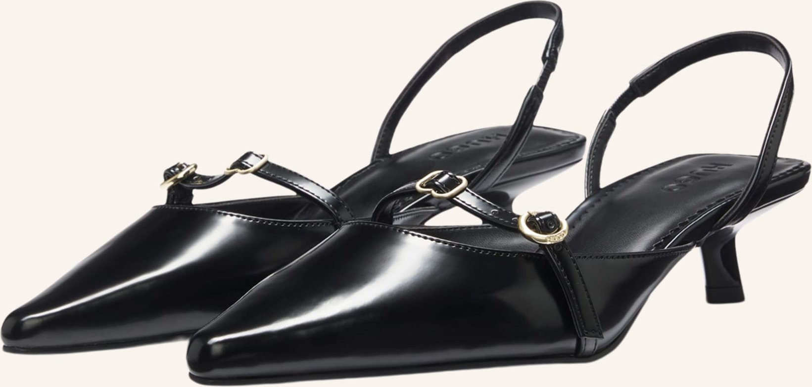 Hugo Pumps Seleny_Sling40_Bkbr schwarz