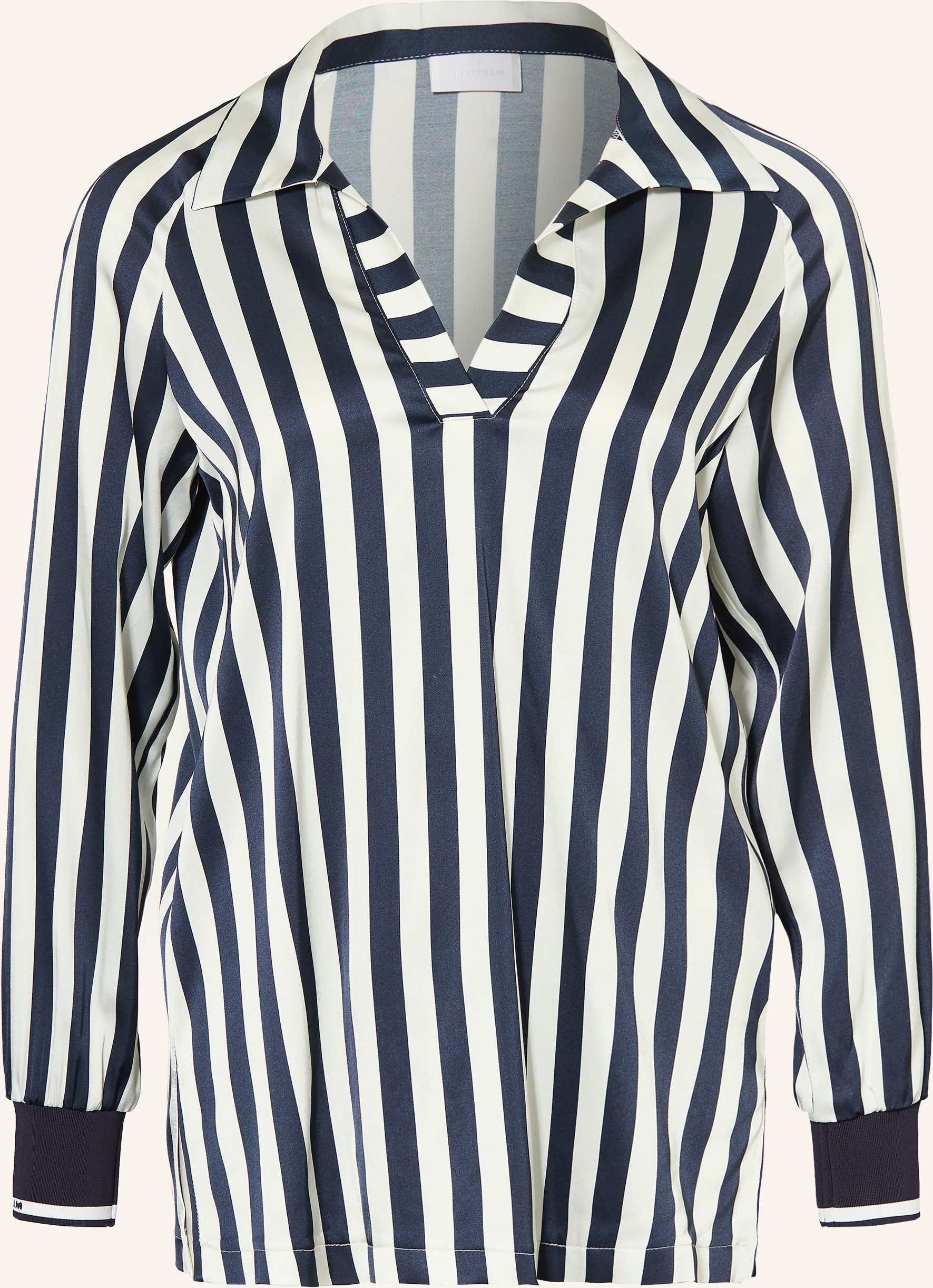 Sportalm Blusenshirt Aus Satin blau