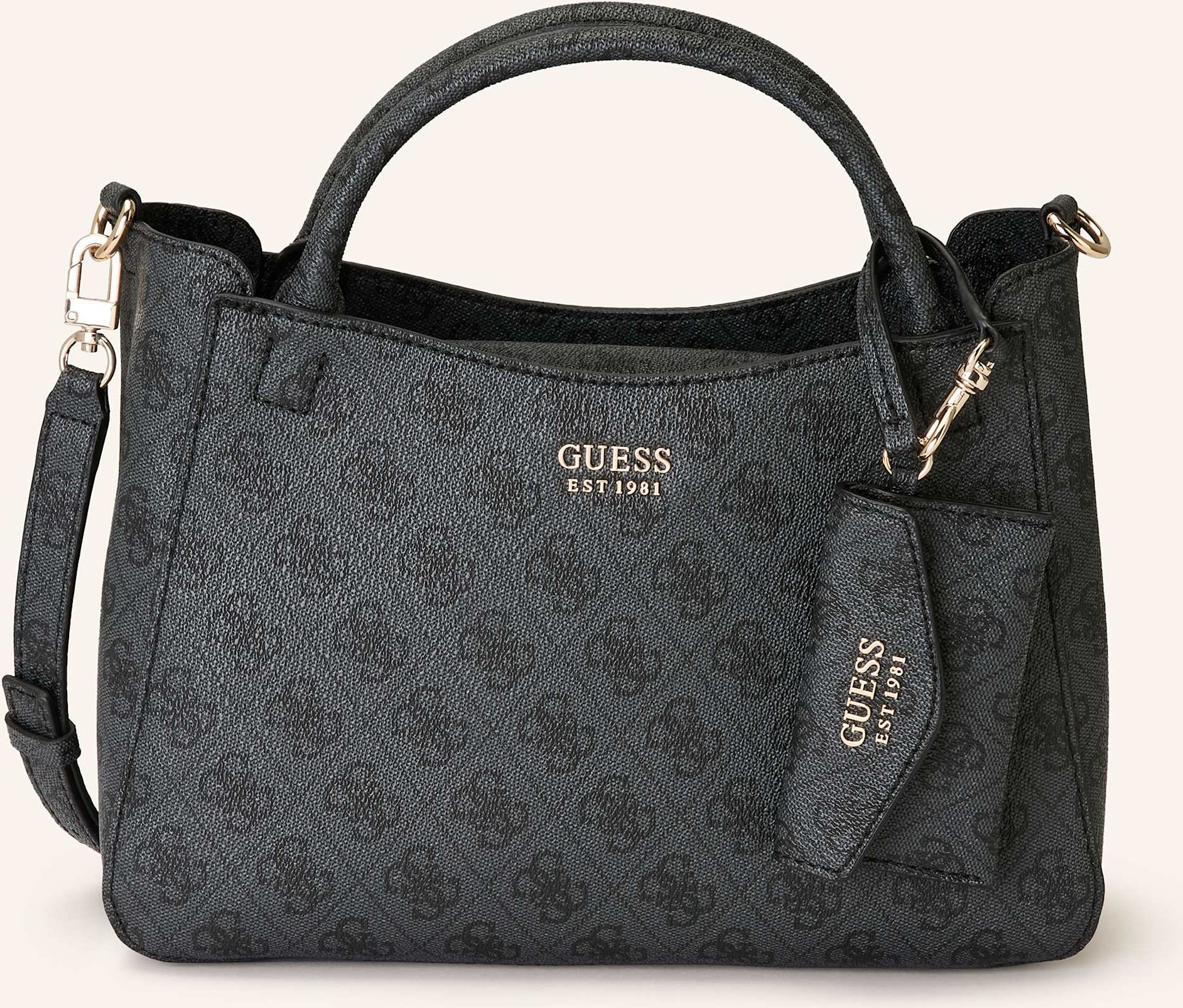Thumbnail - Guess Handtasche Brenton grau
