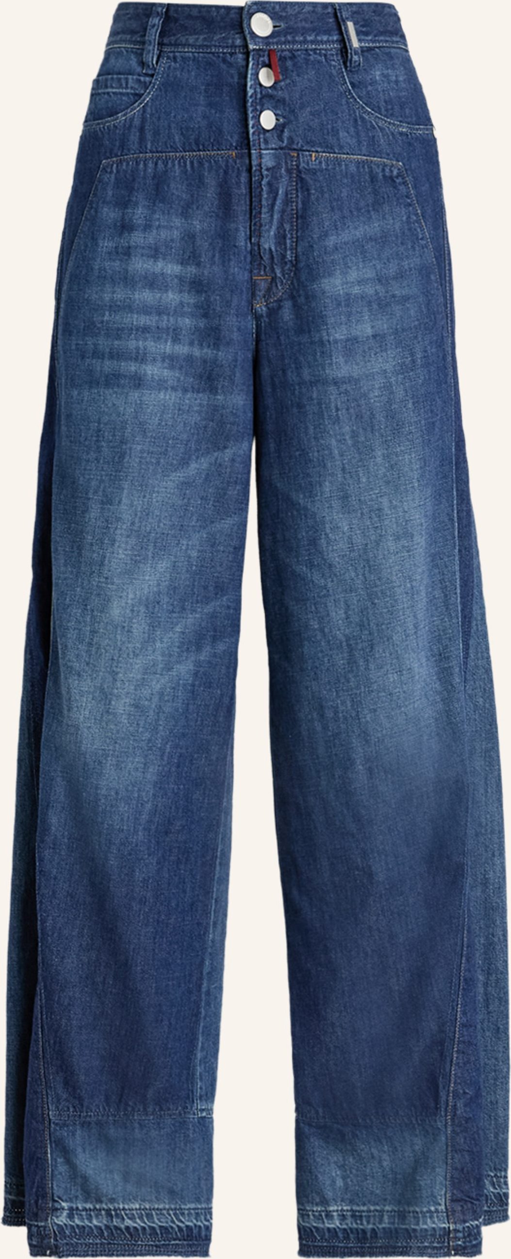 High Wide-Leg Jeans Suspect blau