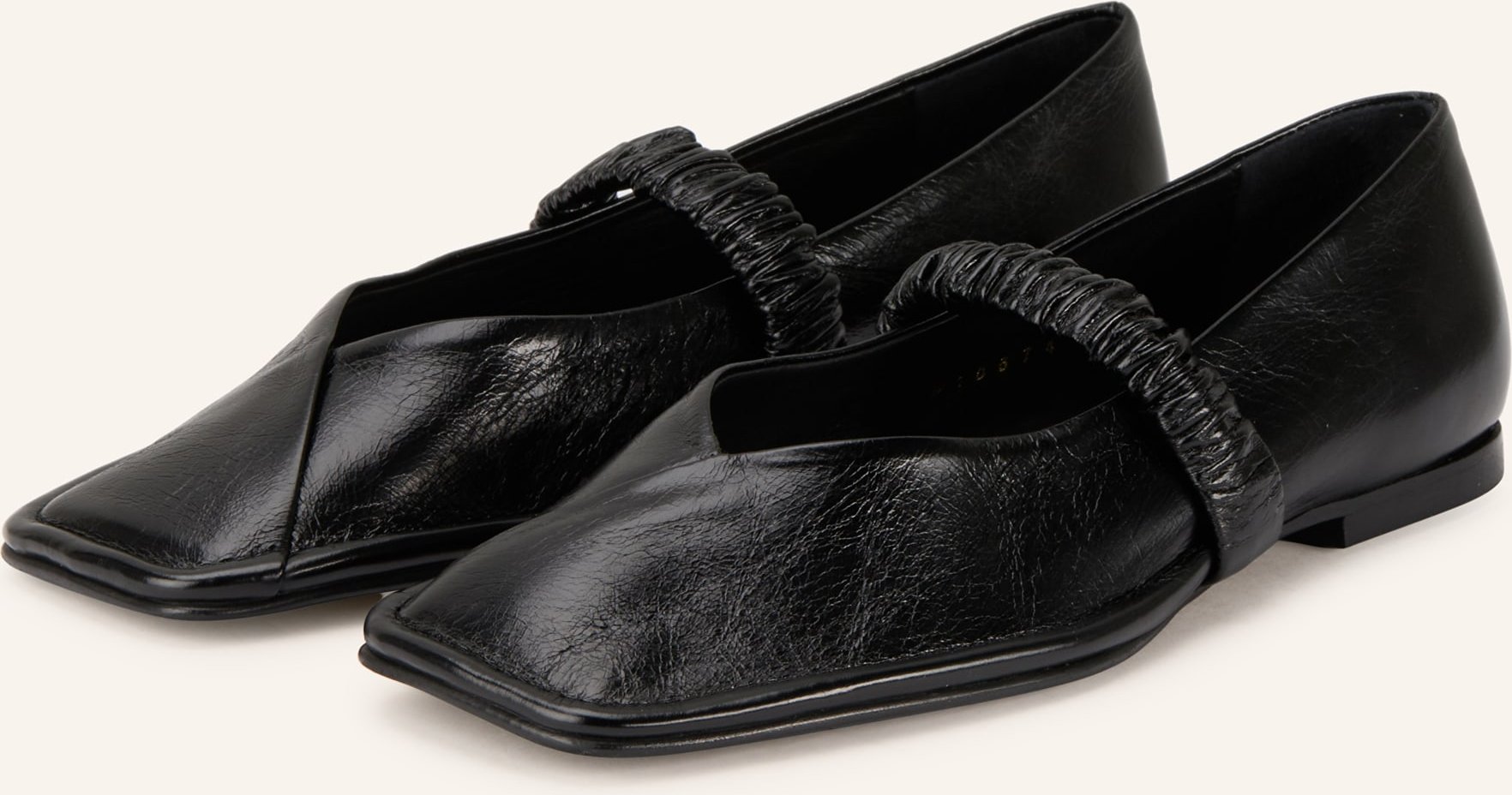 Alohas Mary-Jane-Ballerinas Lautan schwarz