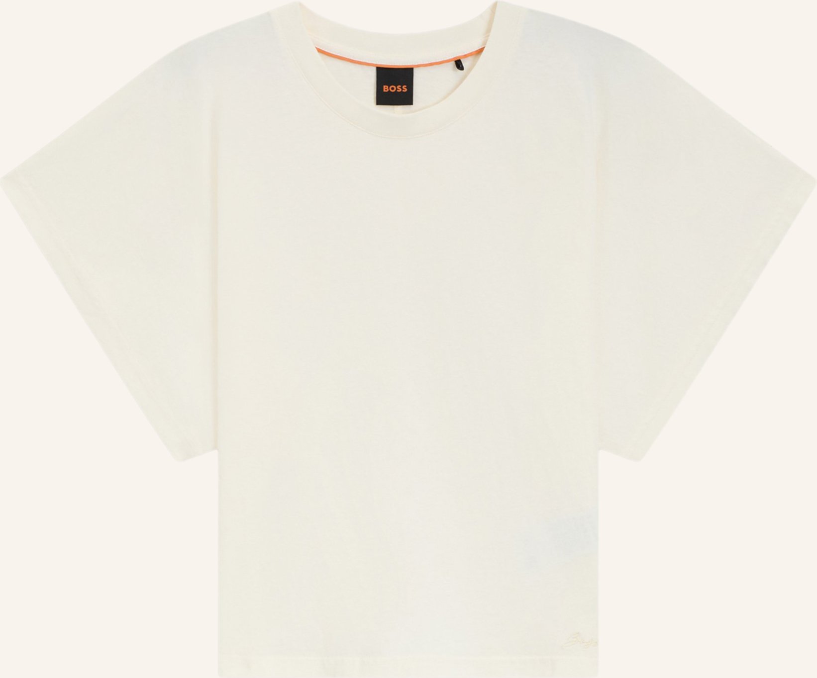 Boss T-Shirt C_Ersi Regular Fit beige