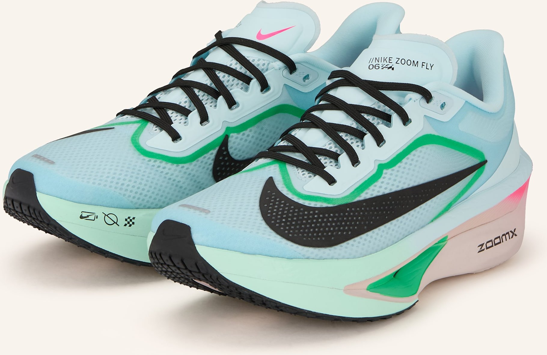 Thumbnail - Nike Laufschuhe Zoom Fly 6 blau