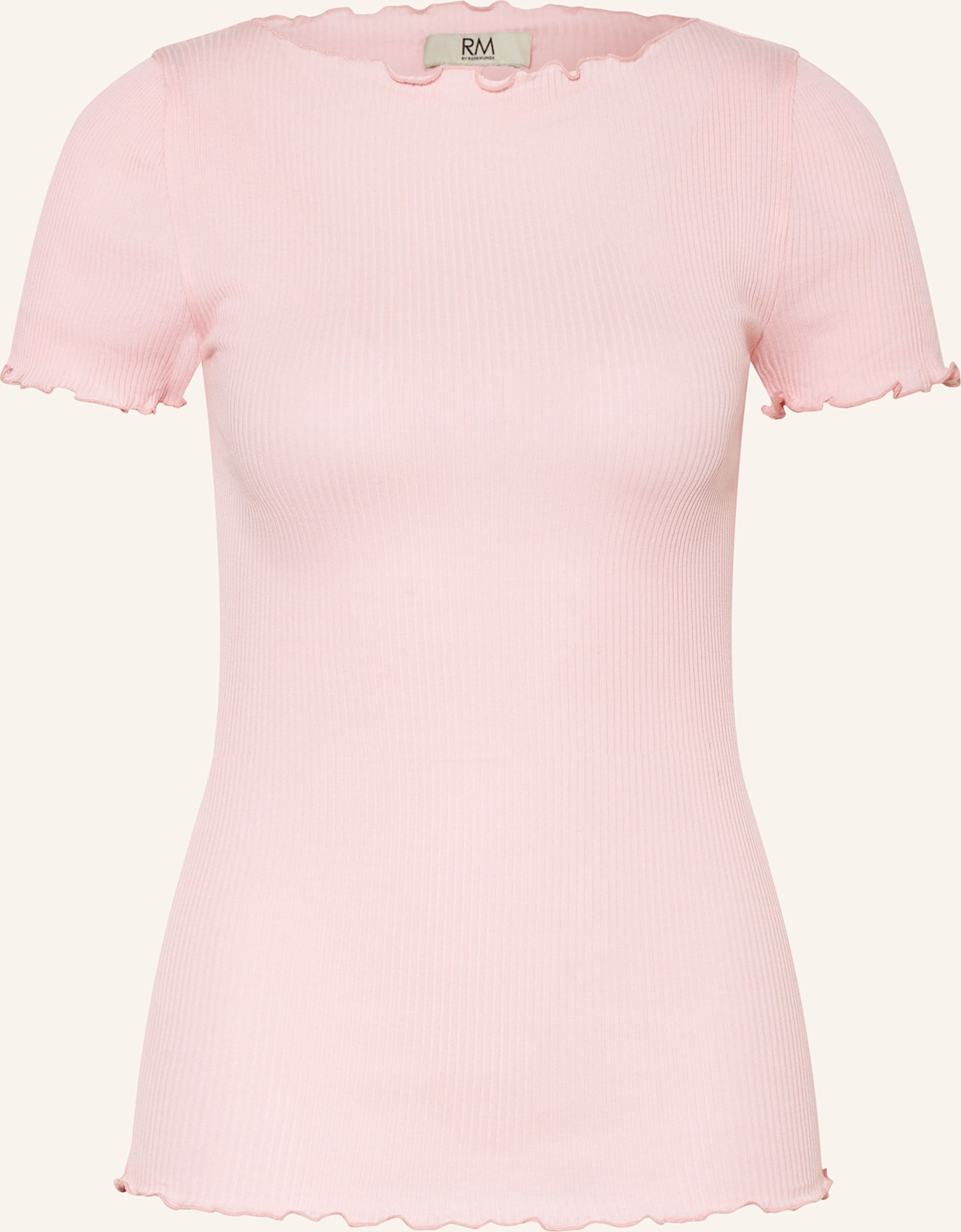 Rosemunde T-Shirt Balta rosa