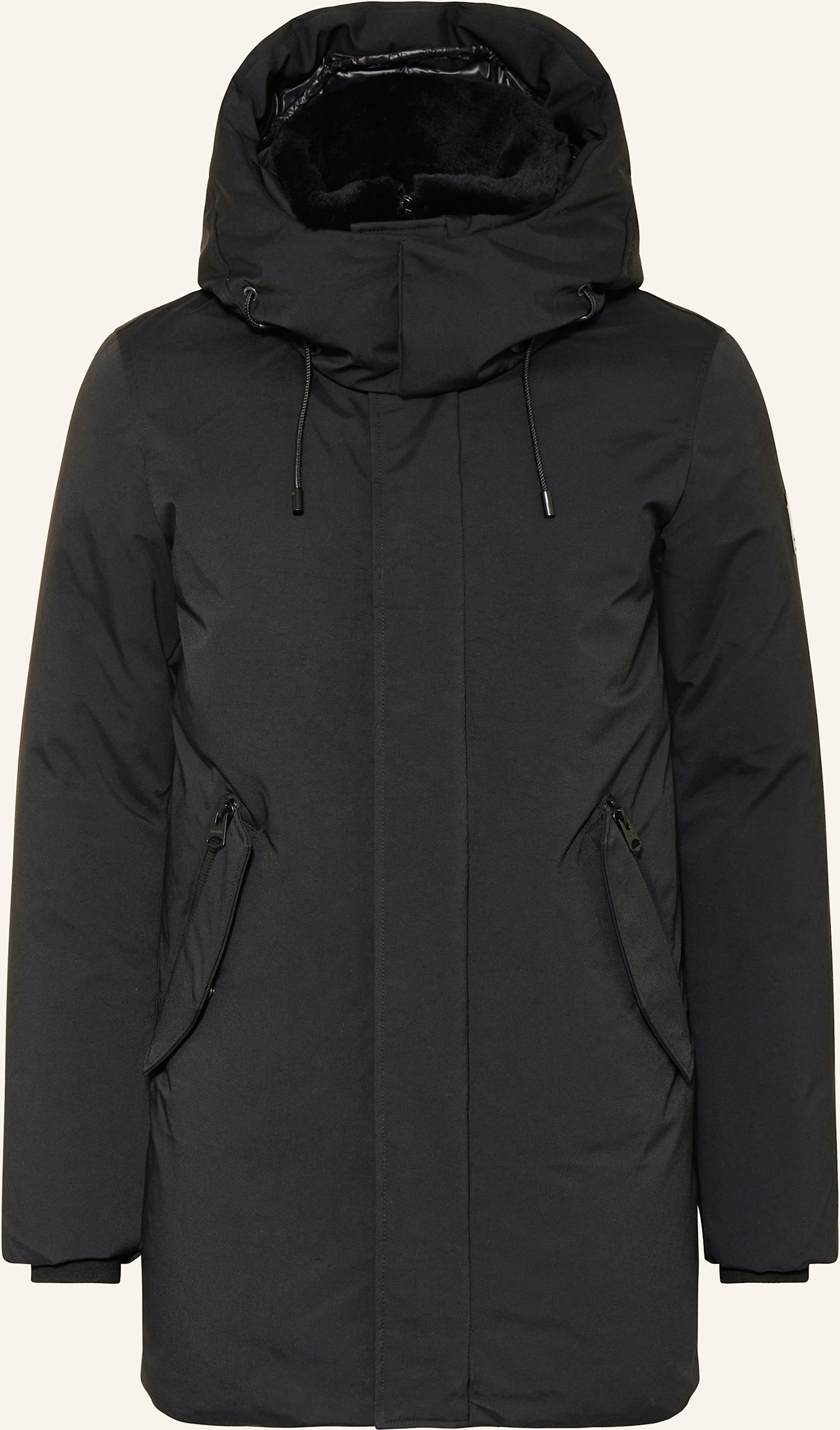 Thumbnail - Mackage Daunenmantel Sullivan Mit Abnehmbarer Kapuze Und Blende schwarz