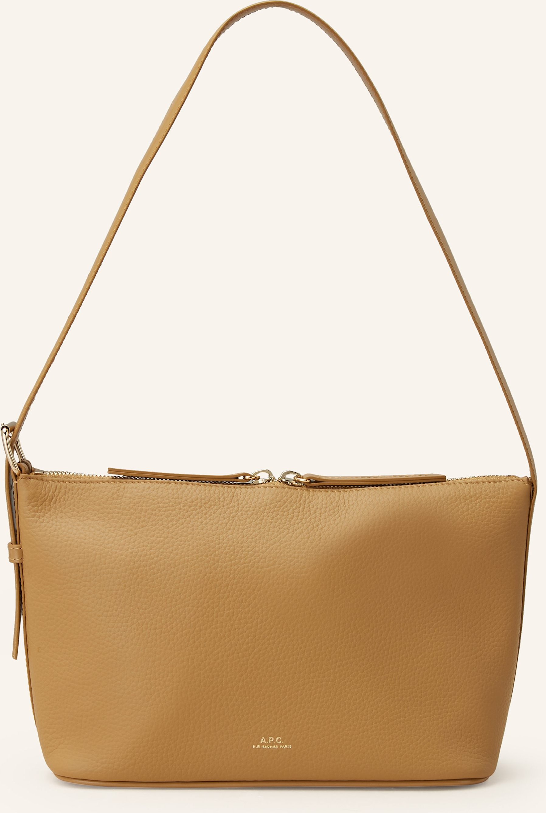 Thumbnail - A.P.C. Schultertasche beige