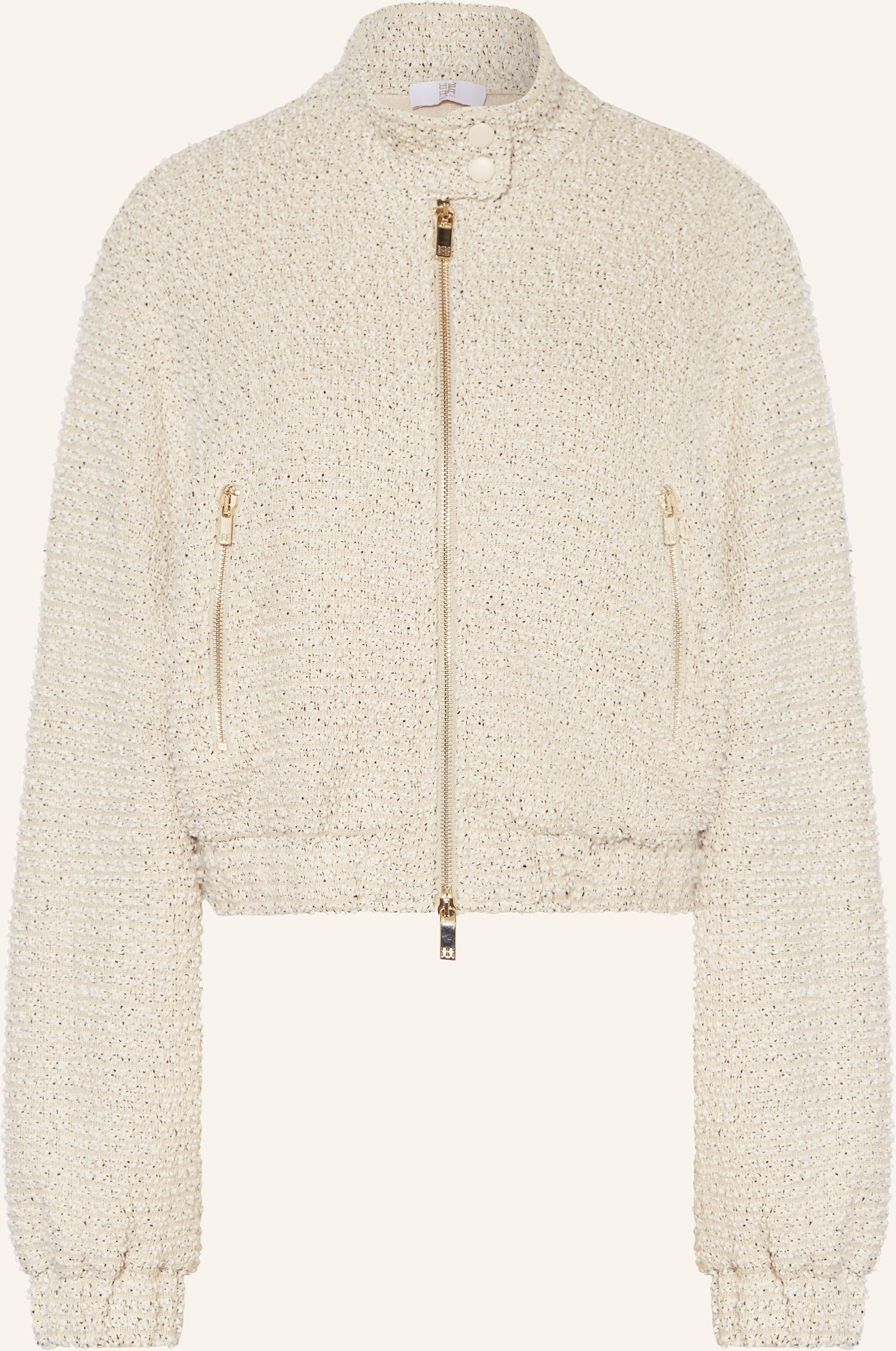 Riani Bouclé-Jacke beige