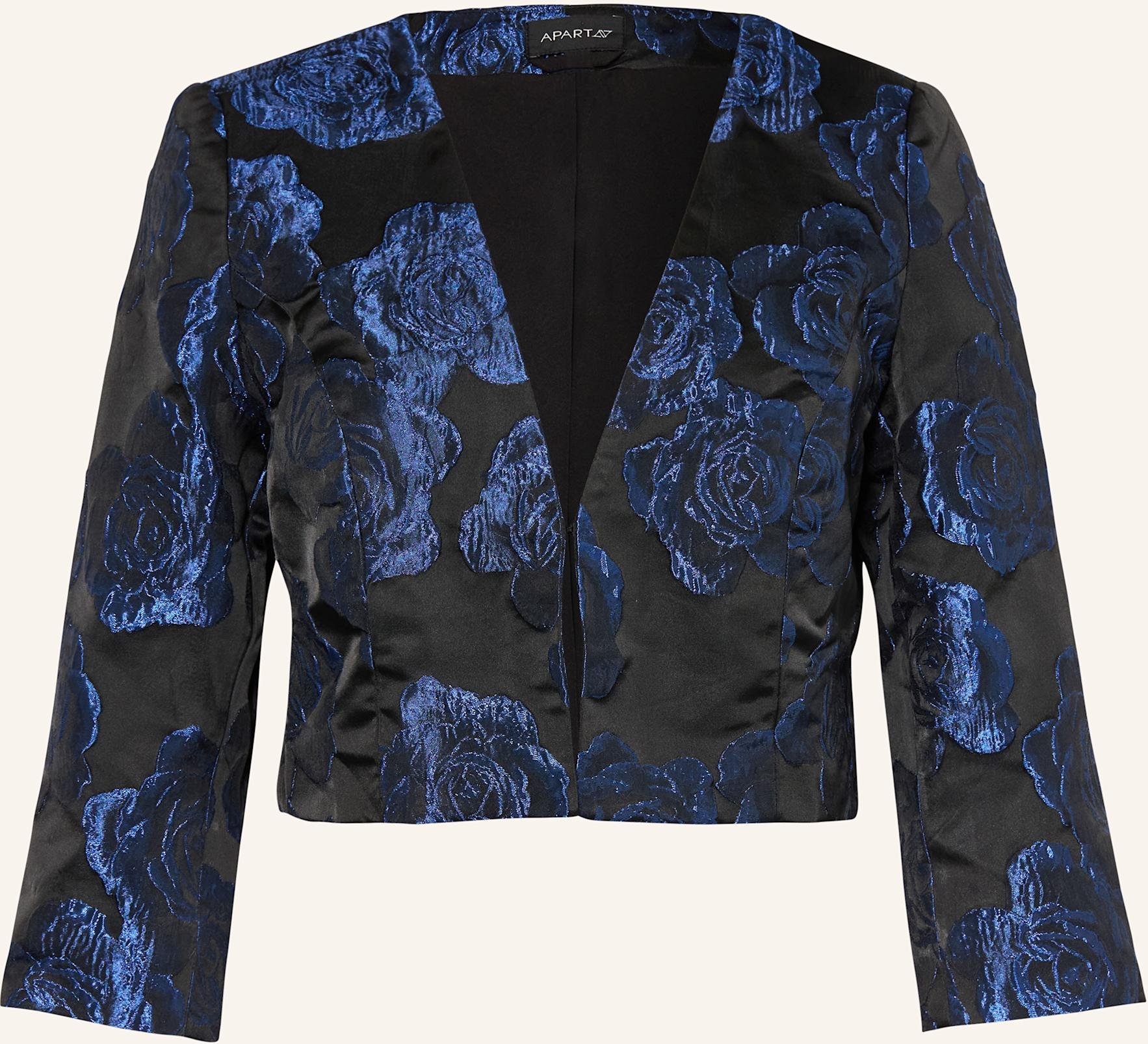 Apart Jacquard-Bolero blau