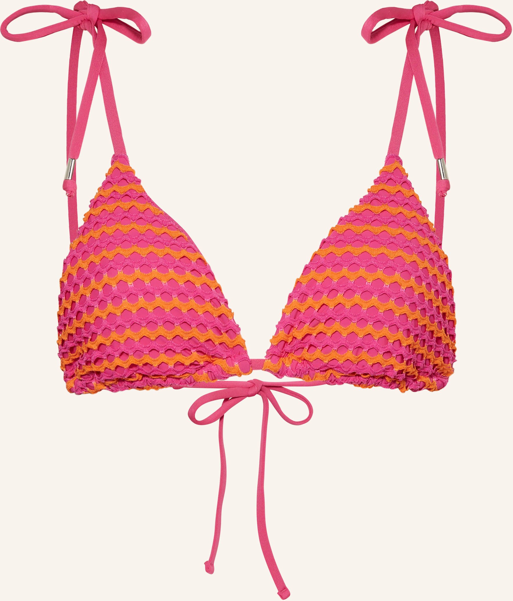 Thumbnail - Seafolly Triangel-Bikini-Top Mesh Effect pink