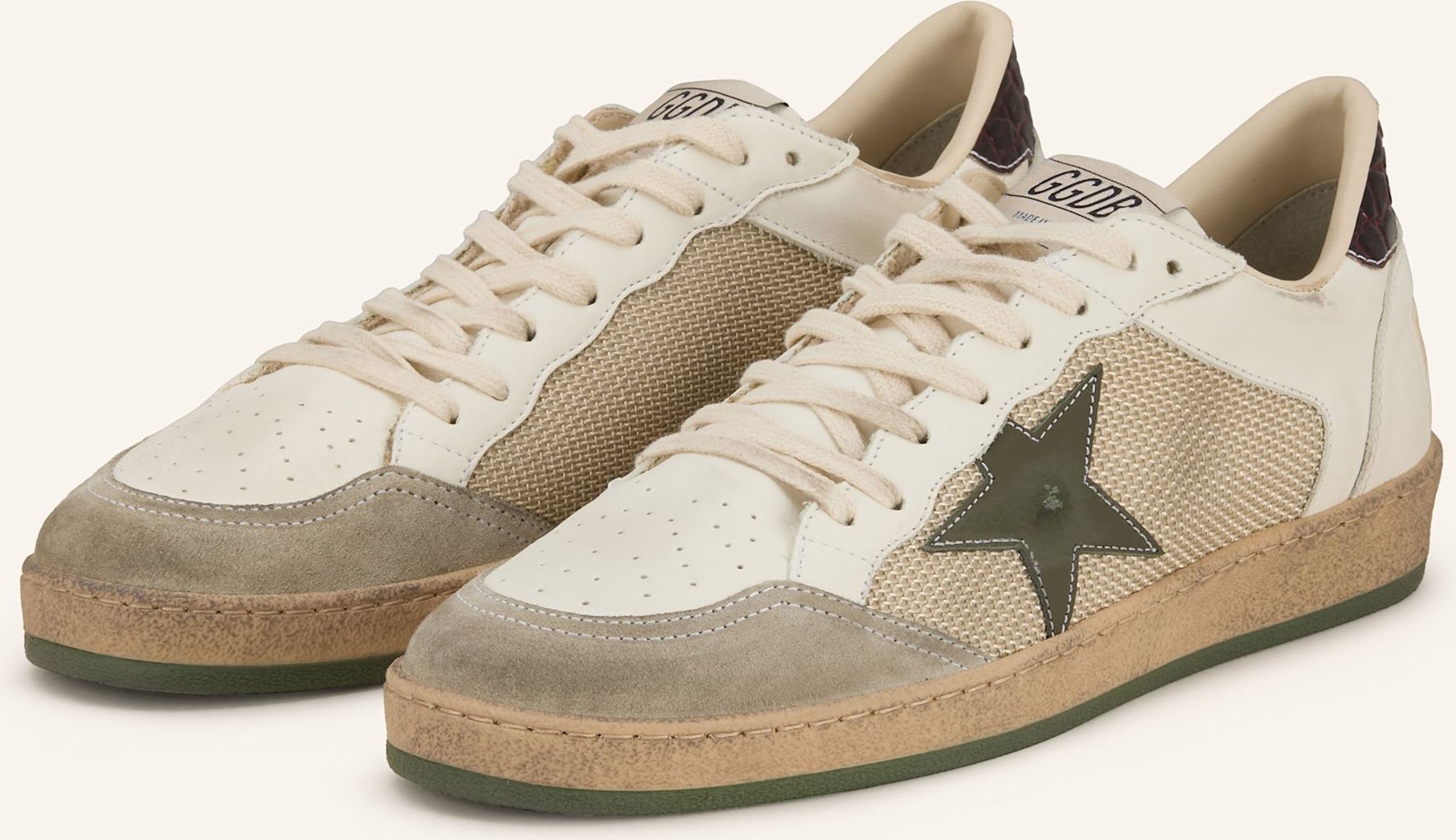 Golden Goose Sneaker Ball Star weiss