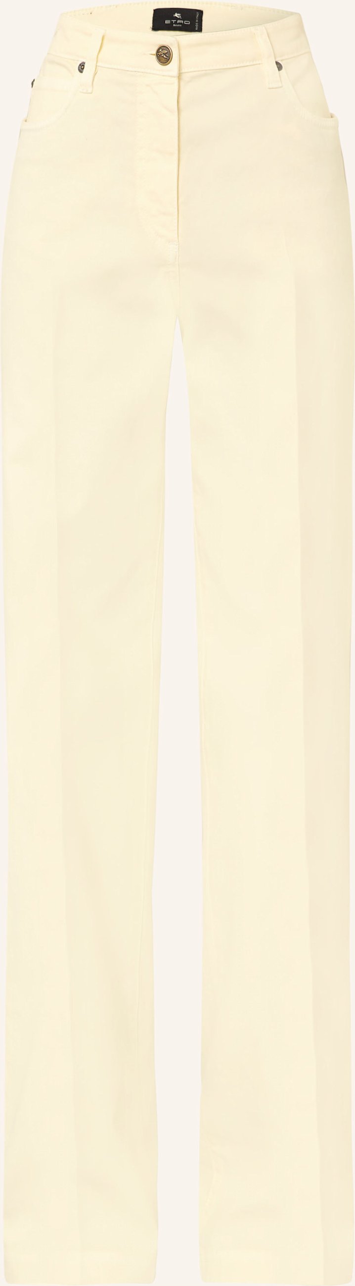 Etro Bootcut Jeans gelb