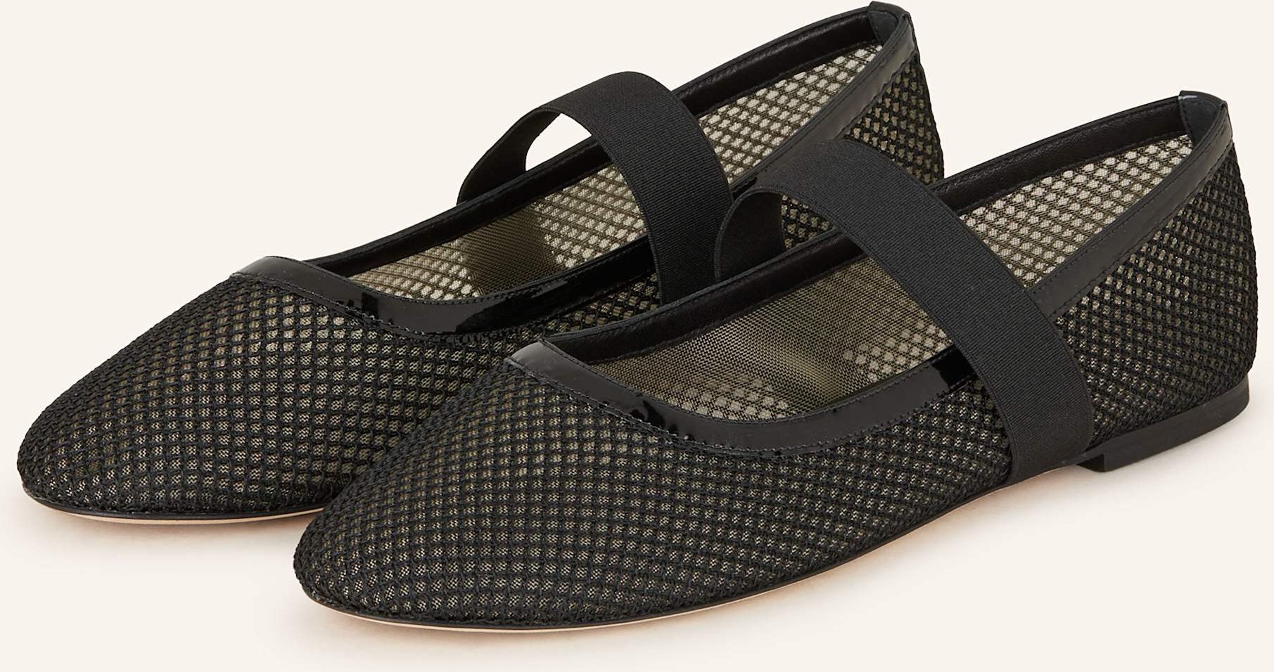 Prosperine Mary-Jane-Ballerinas schwarz