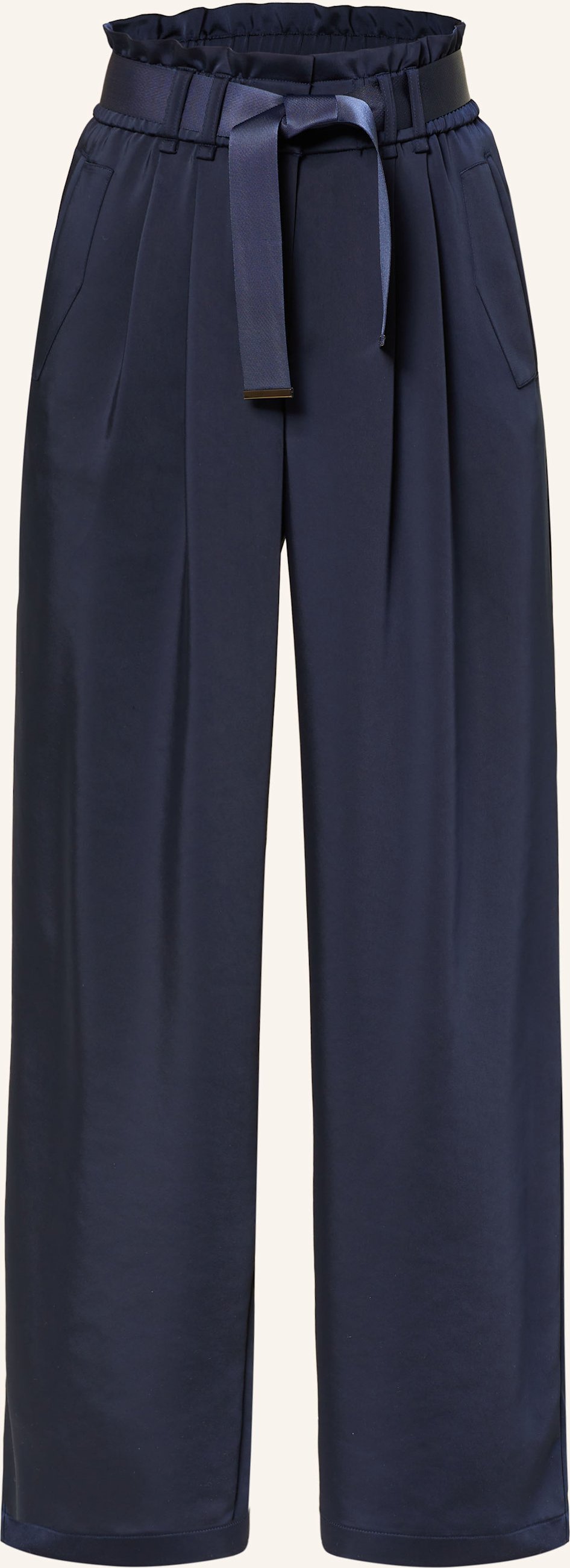 Thumbnail - Marc Aurel Marlenehose Aus Satin blau