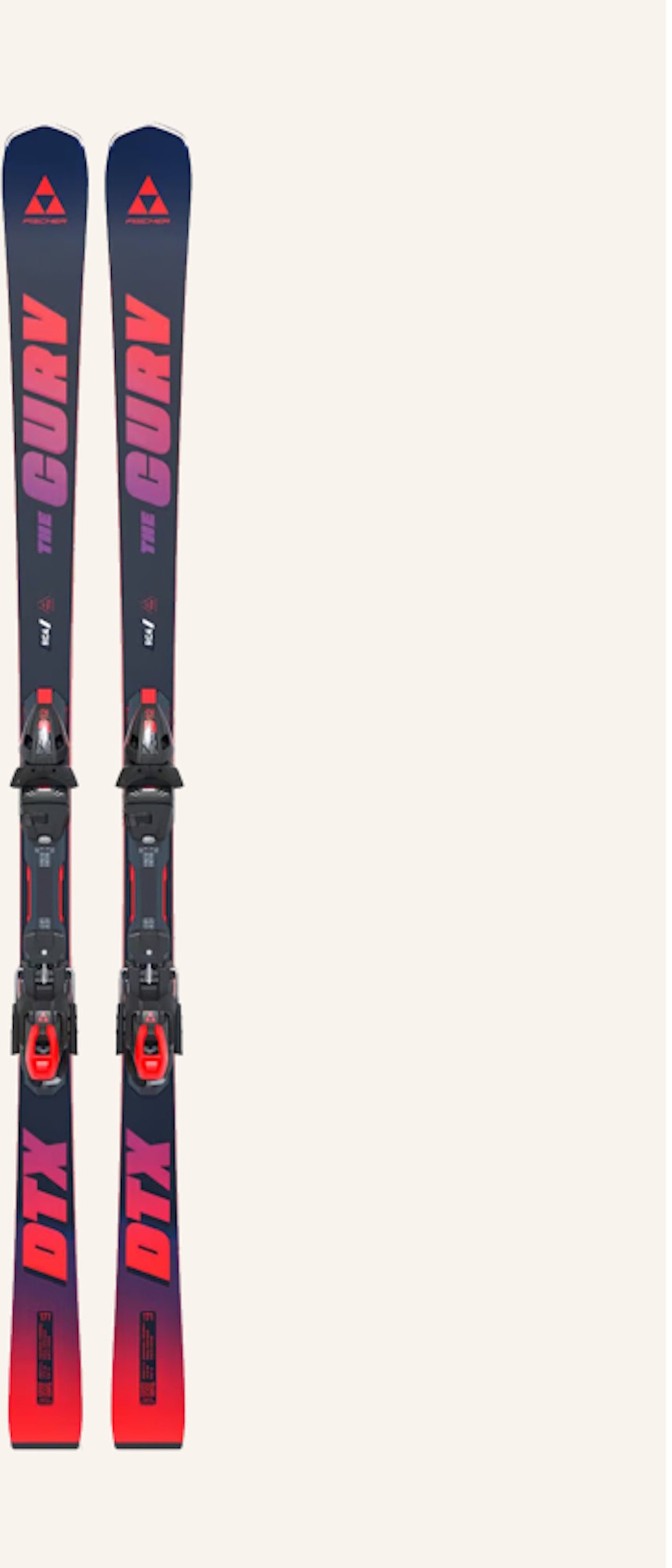 Fischer Skiset The Curv Dti 2025 blau