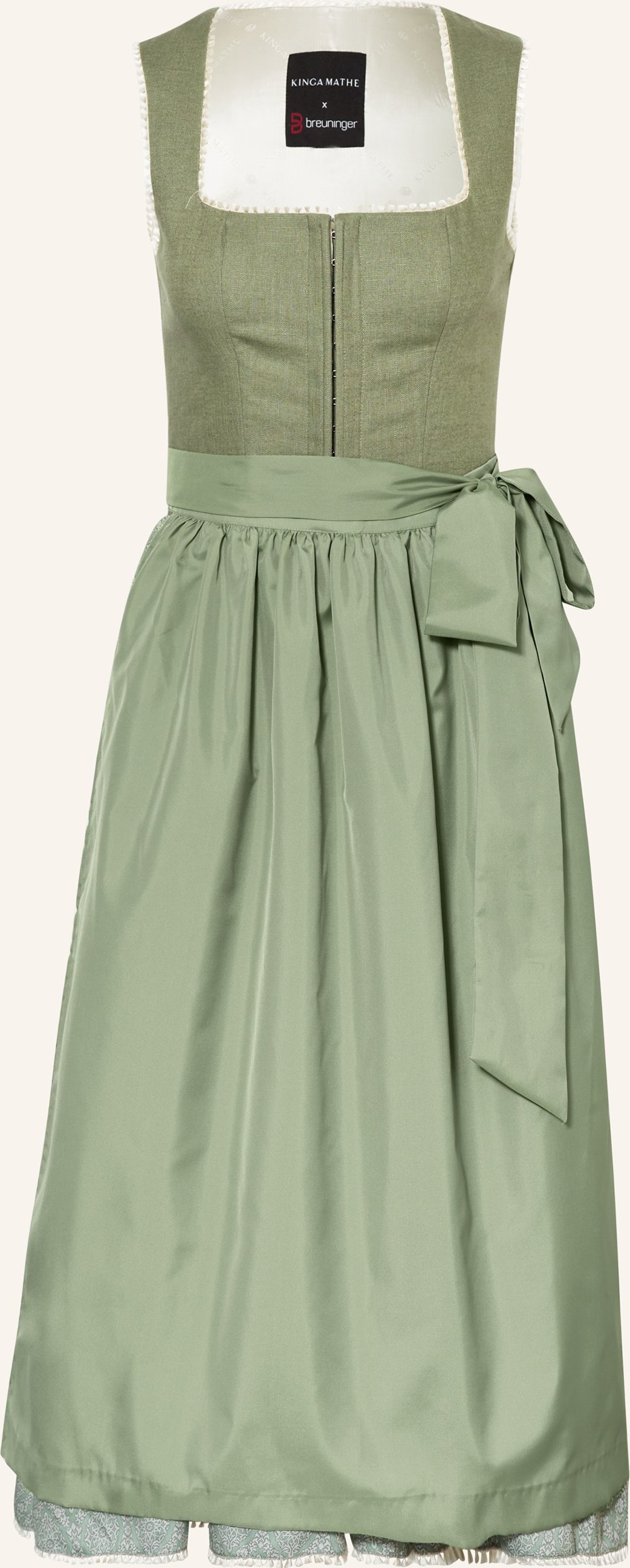 Thumbnail - Kinga Mathe Dirndl Conny Aus Leinen gruen