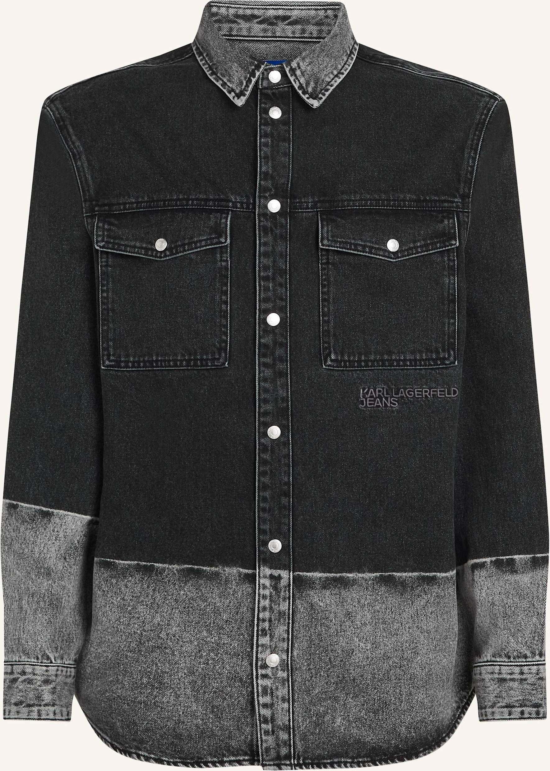 Karl Lagerfeld Jeans Hemd schwarz