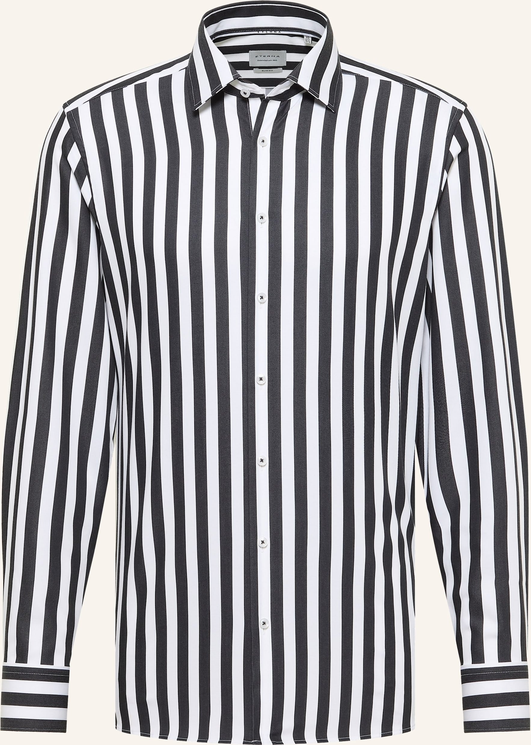 Eterna Hemd Slim Fit schwarz