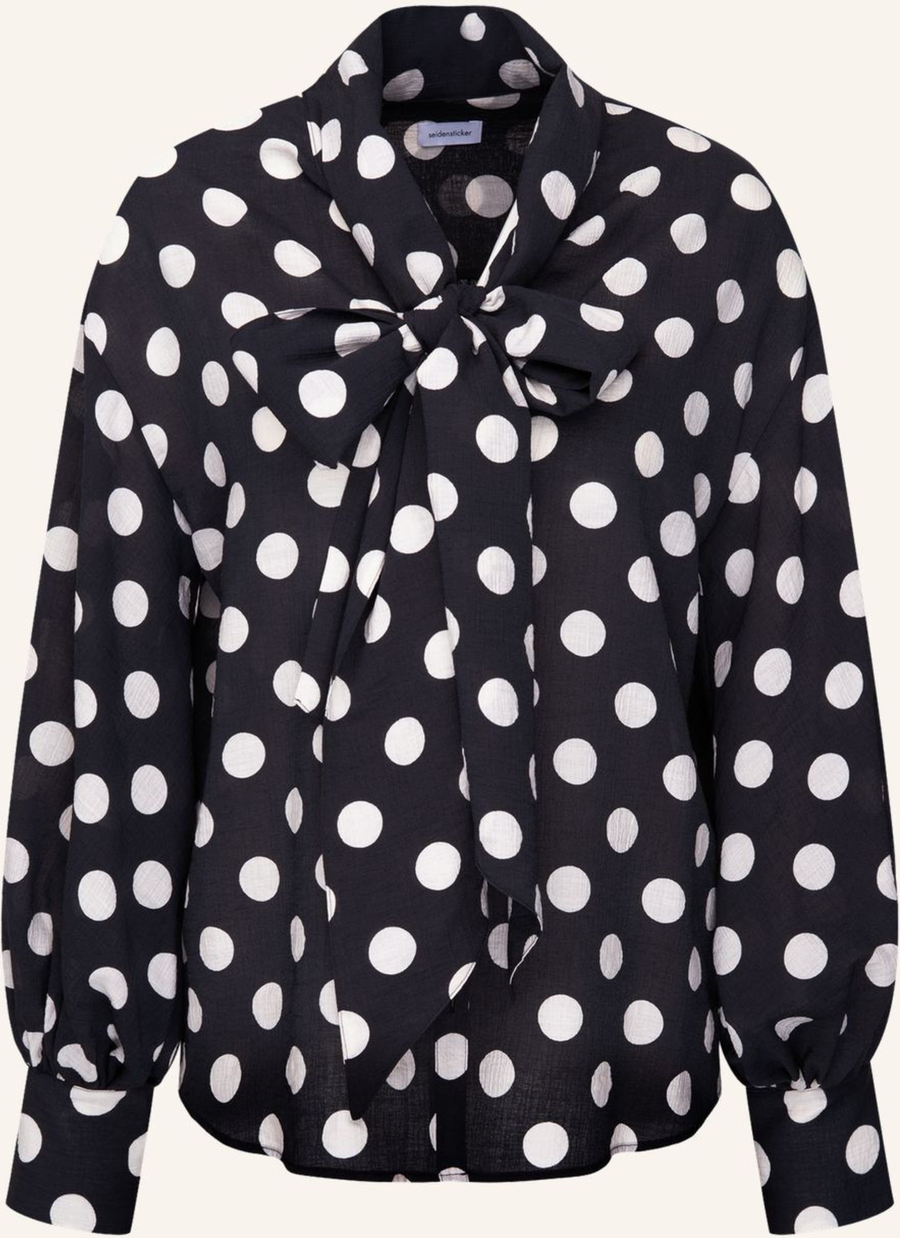 Seidensticker Rüschenbluse schwarz