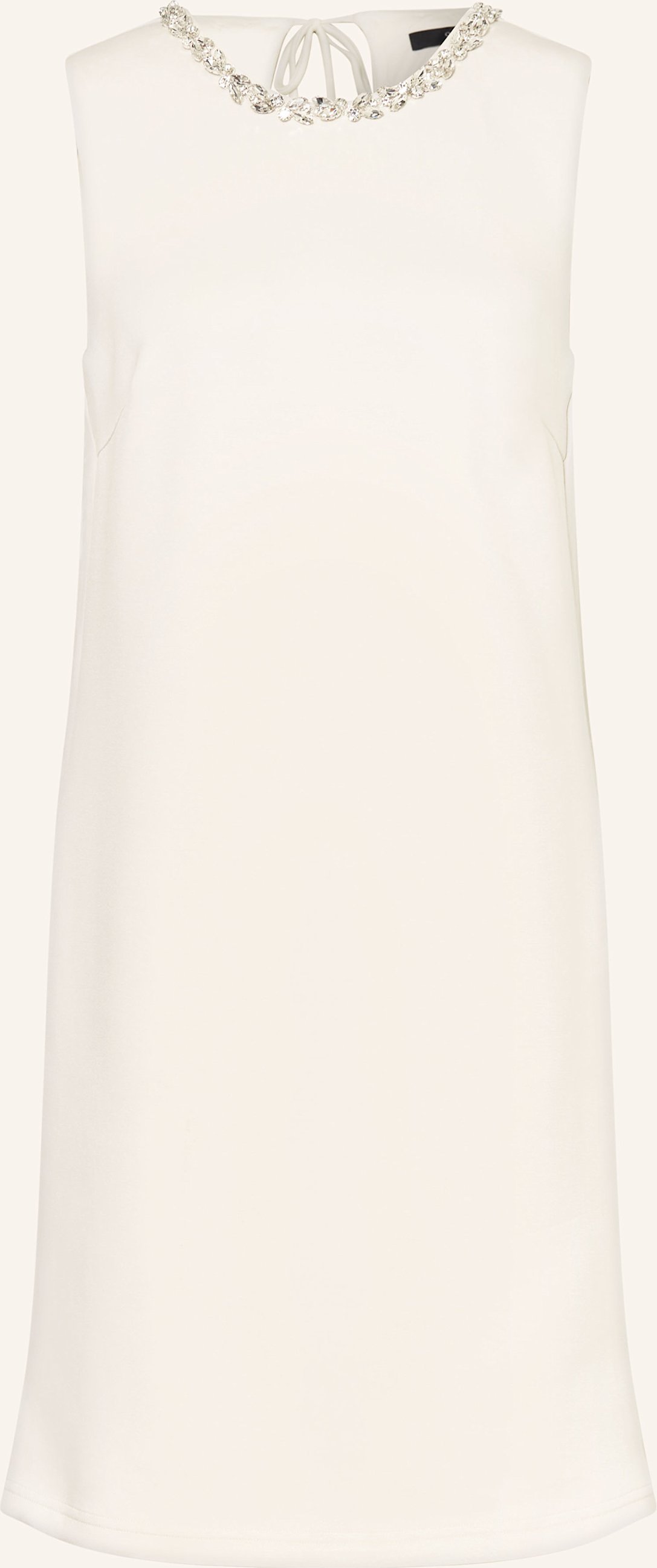 Oui Spitzenkleid beige