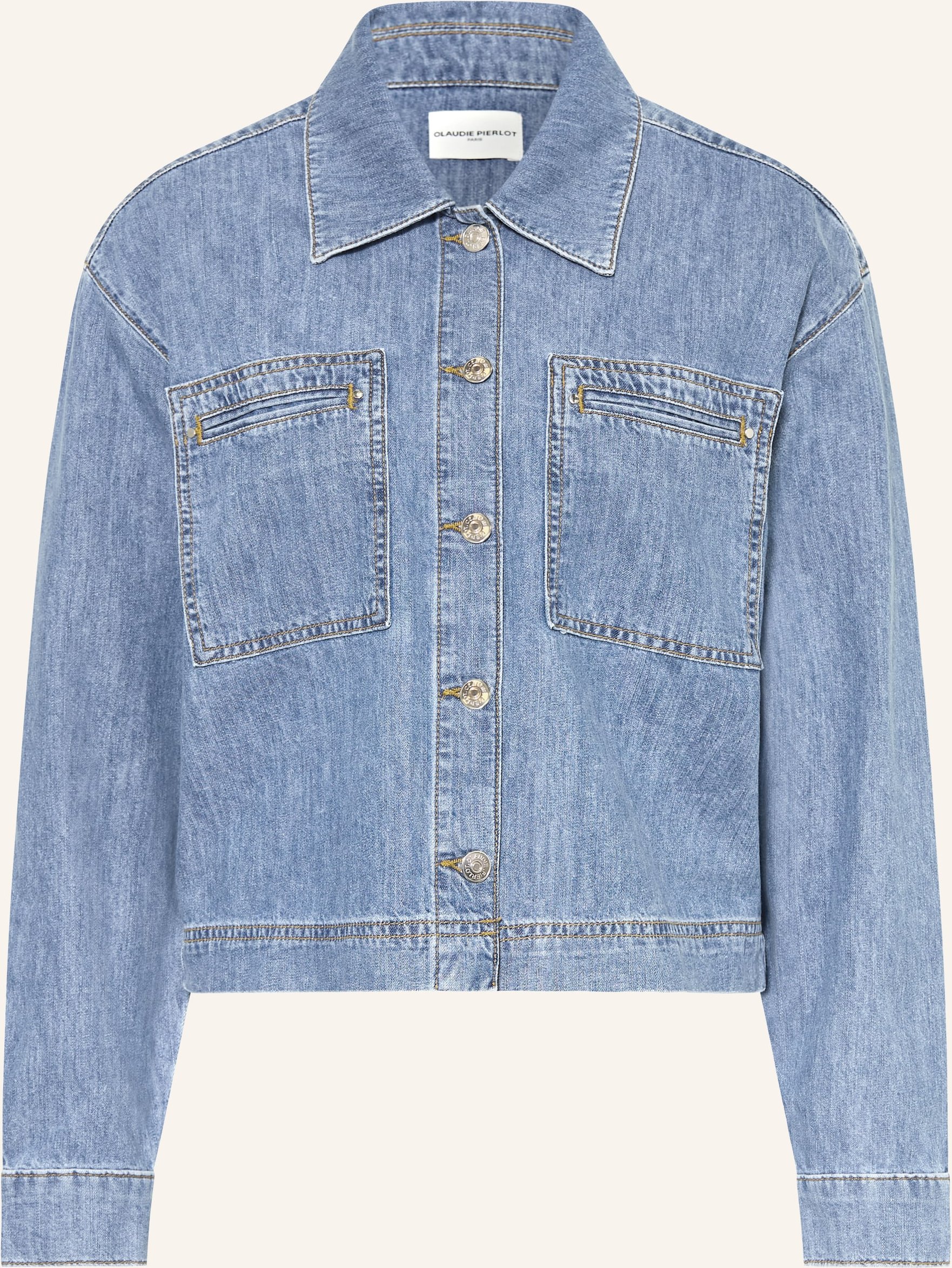 Claudie Pierlot Jeansbluse blau