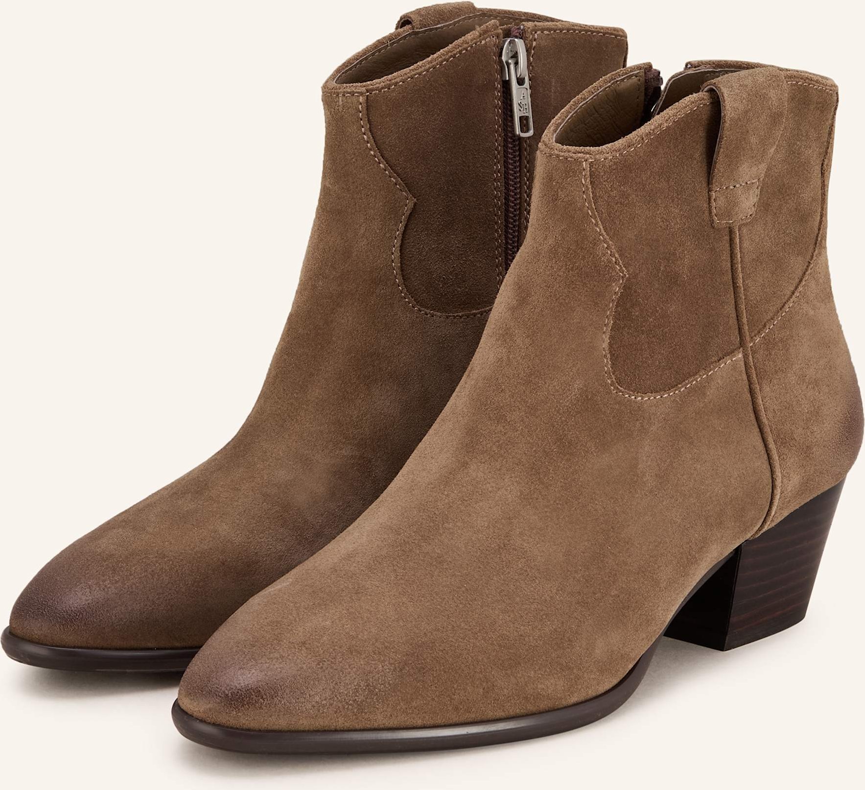 Ash Cowboy Boots Fame beige