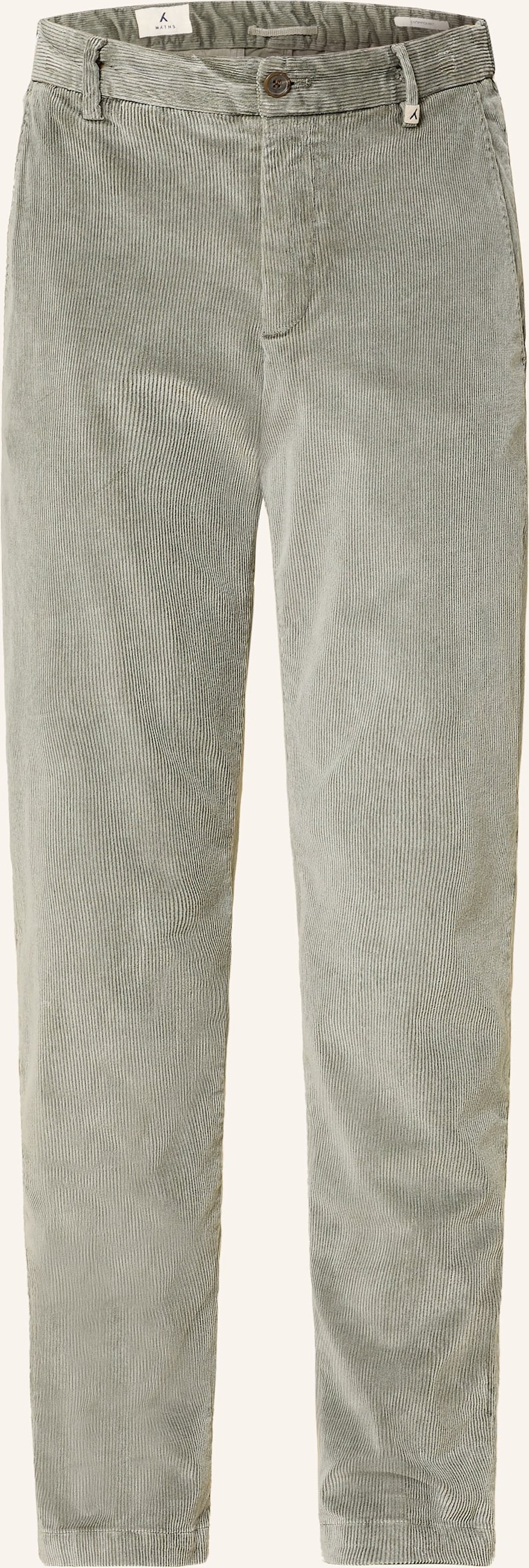 Myths Cordhose Im Jogging-Stil Slim Fit gruen