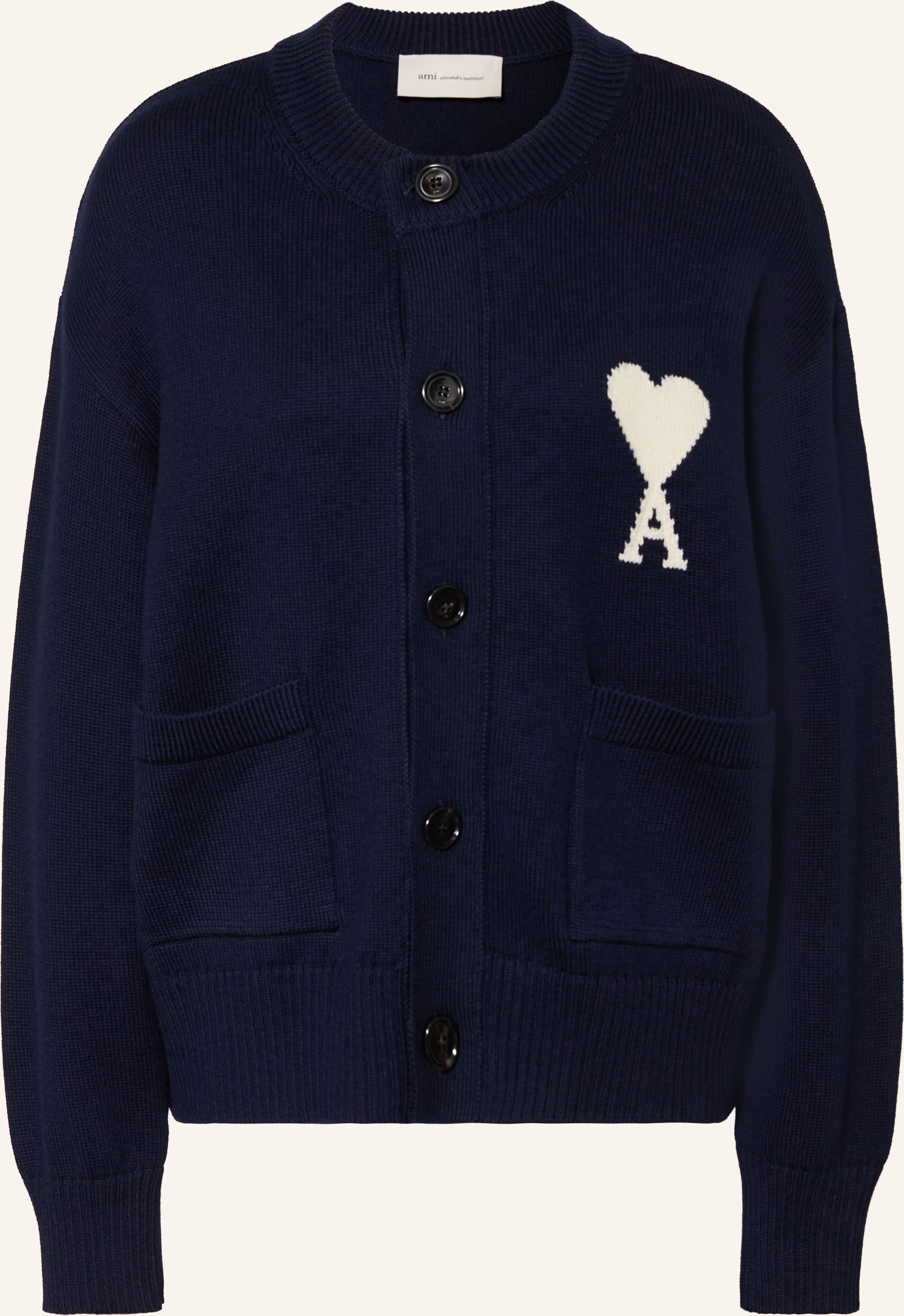 Ami Paris Strickjacke blau