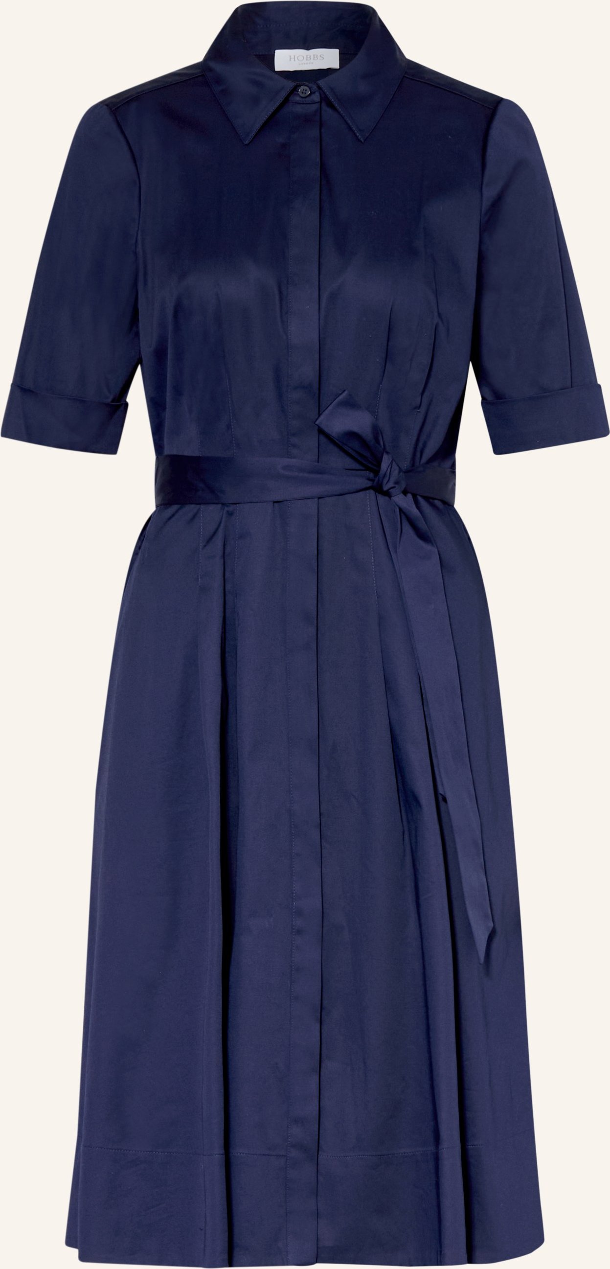 Hobbs Hemdblusenkleid blau