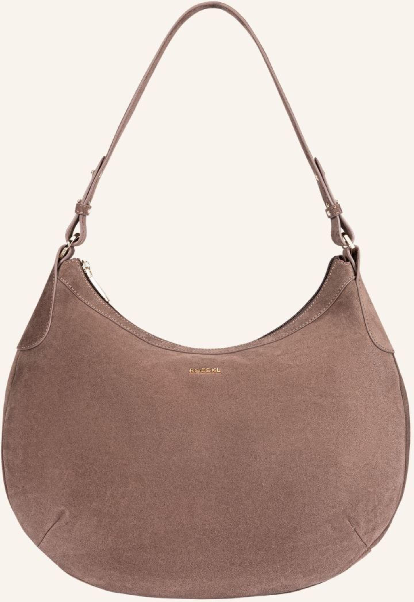 Roeckl Schultertasche Liberty Nubuk Medium braun