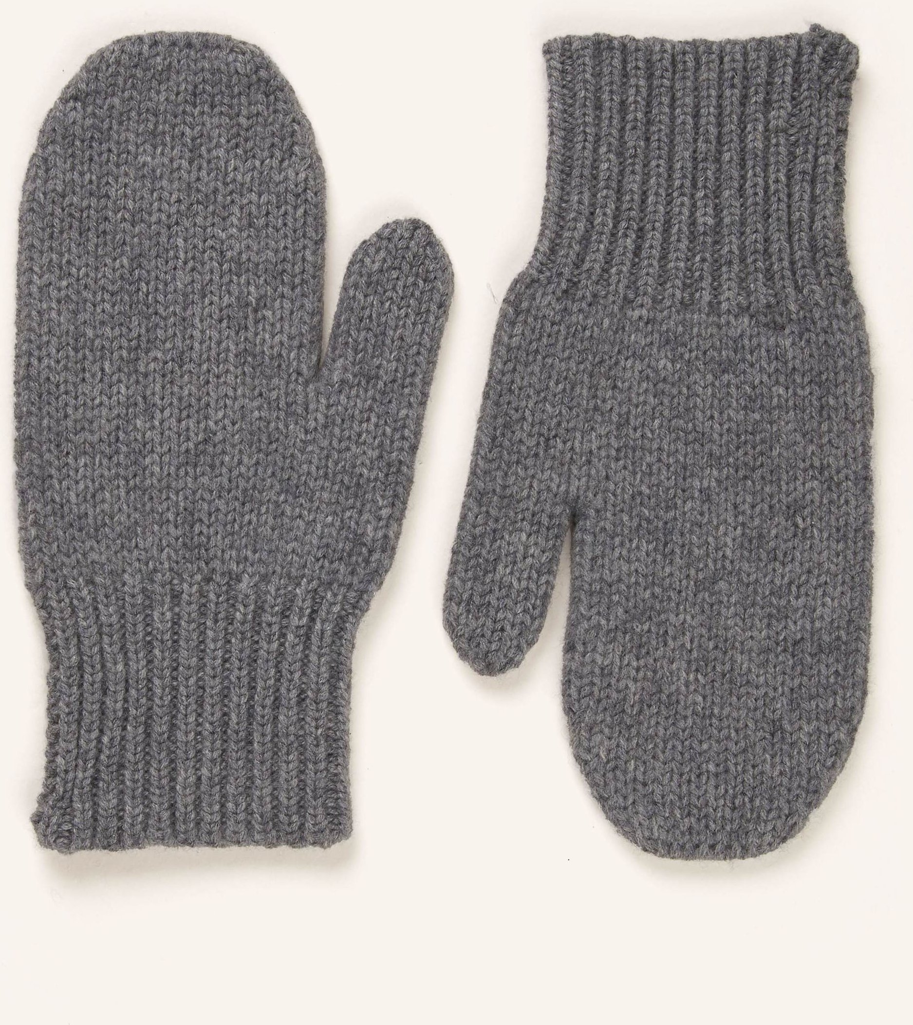 (The Mercer) N.Y. Cashmere-Fäustlinge grau