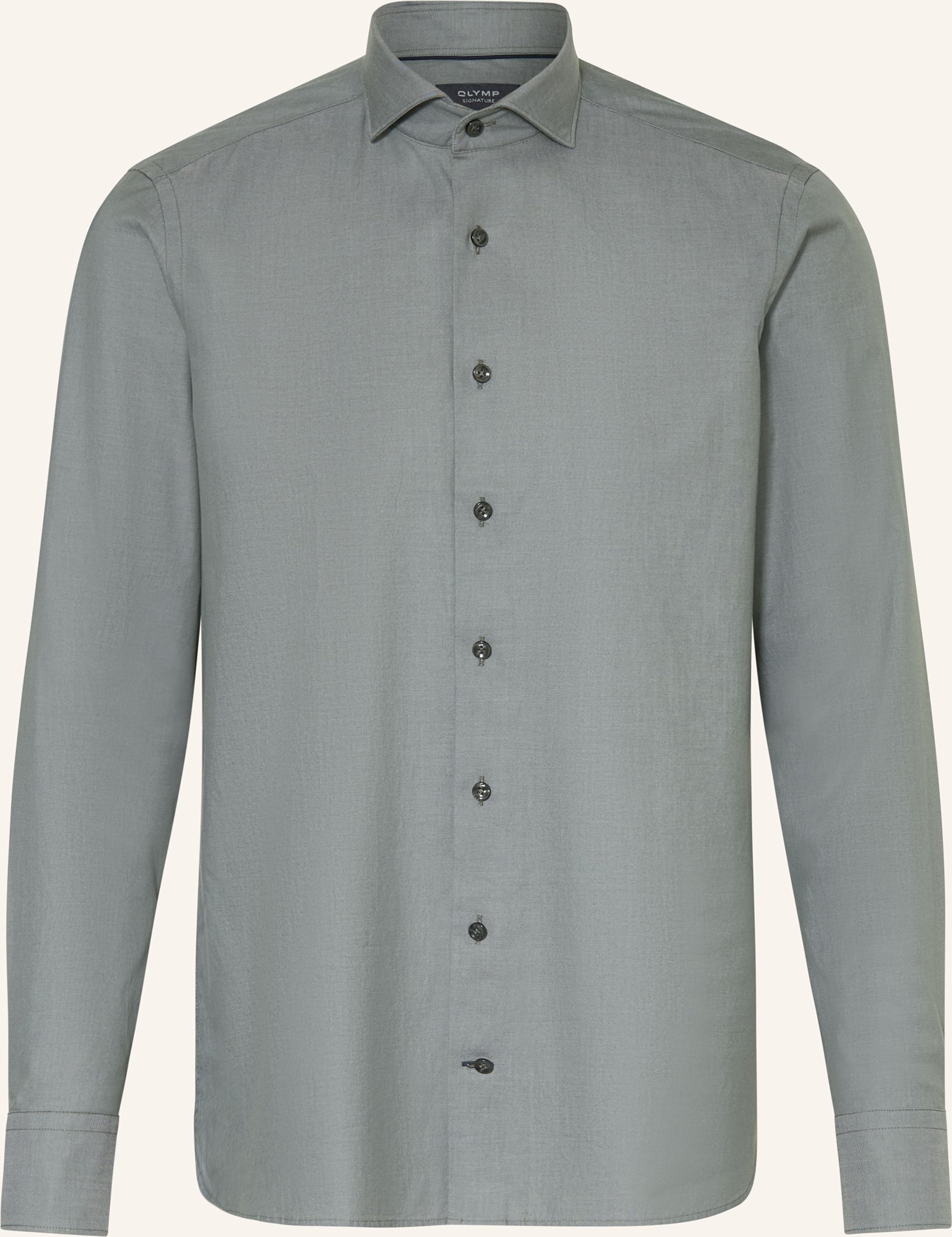 Olymp Signature Hemd Casual Tailored Fit gruen