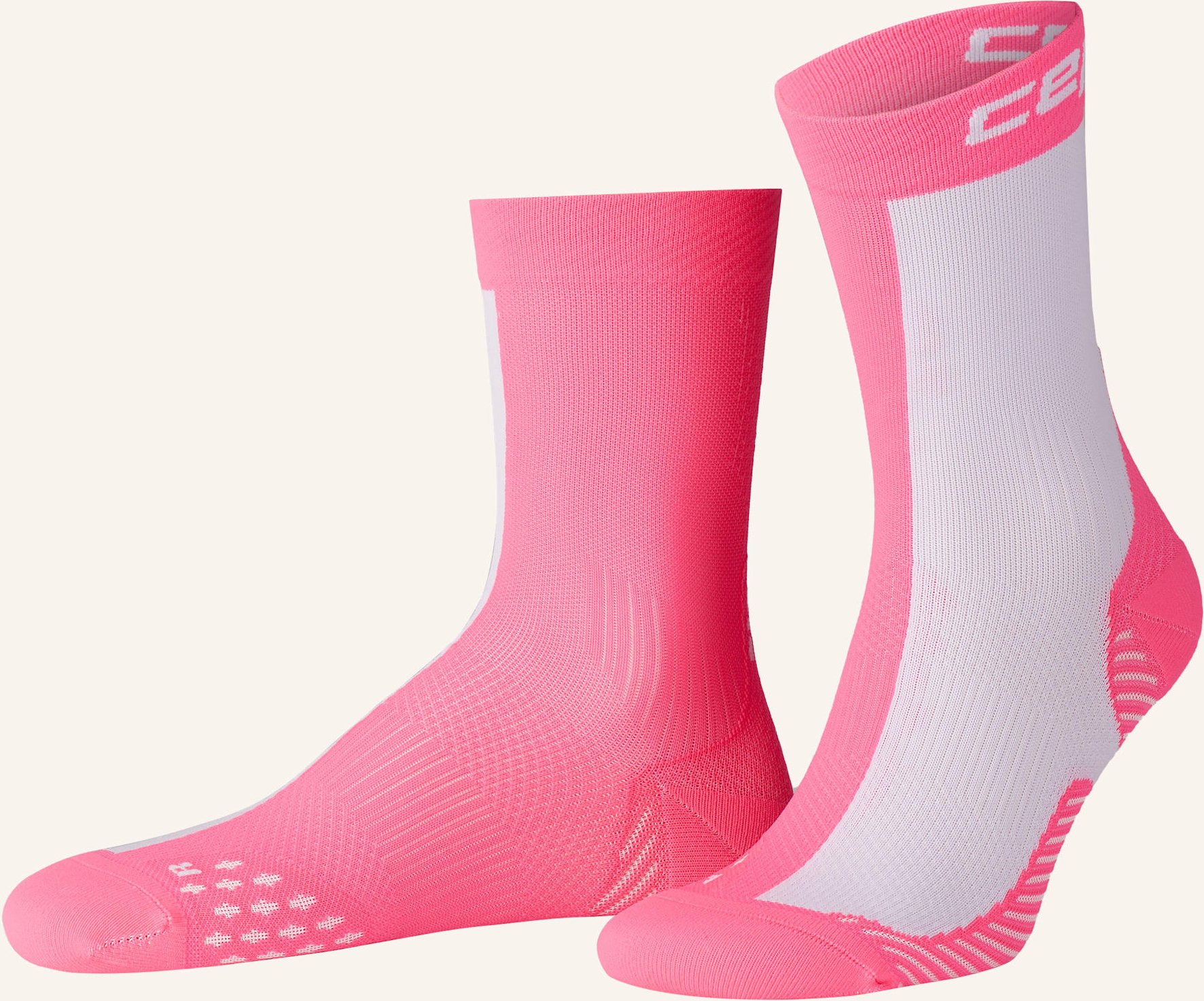 Thumbnail - Cep Laufsocken Core Run Edt. Half & Half Mid Cut pink