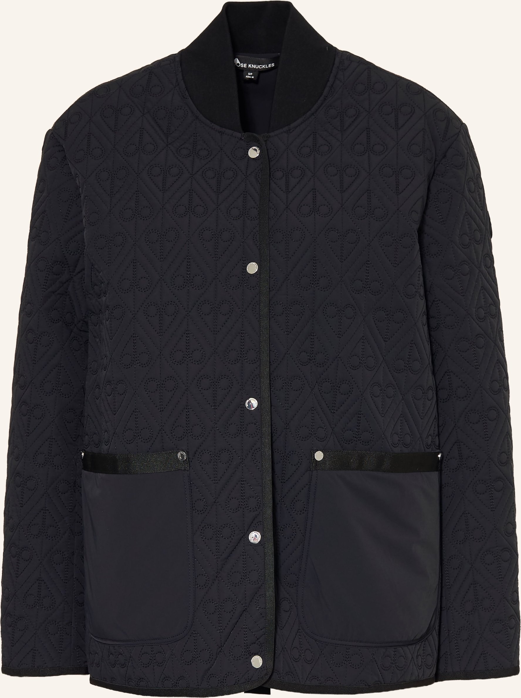 Moose Knuckles Steppjacke schwarz