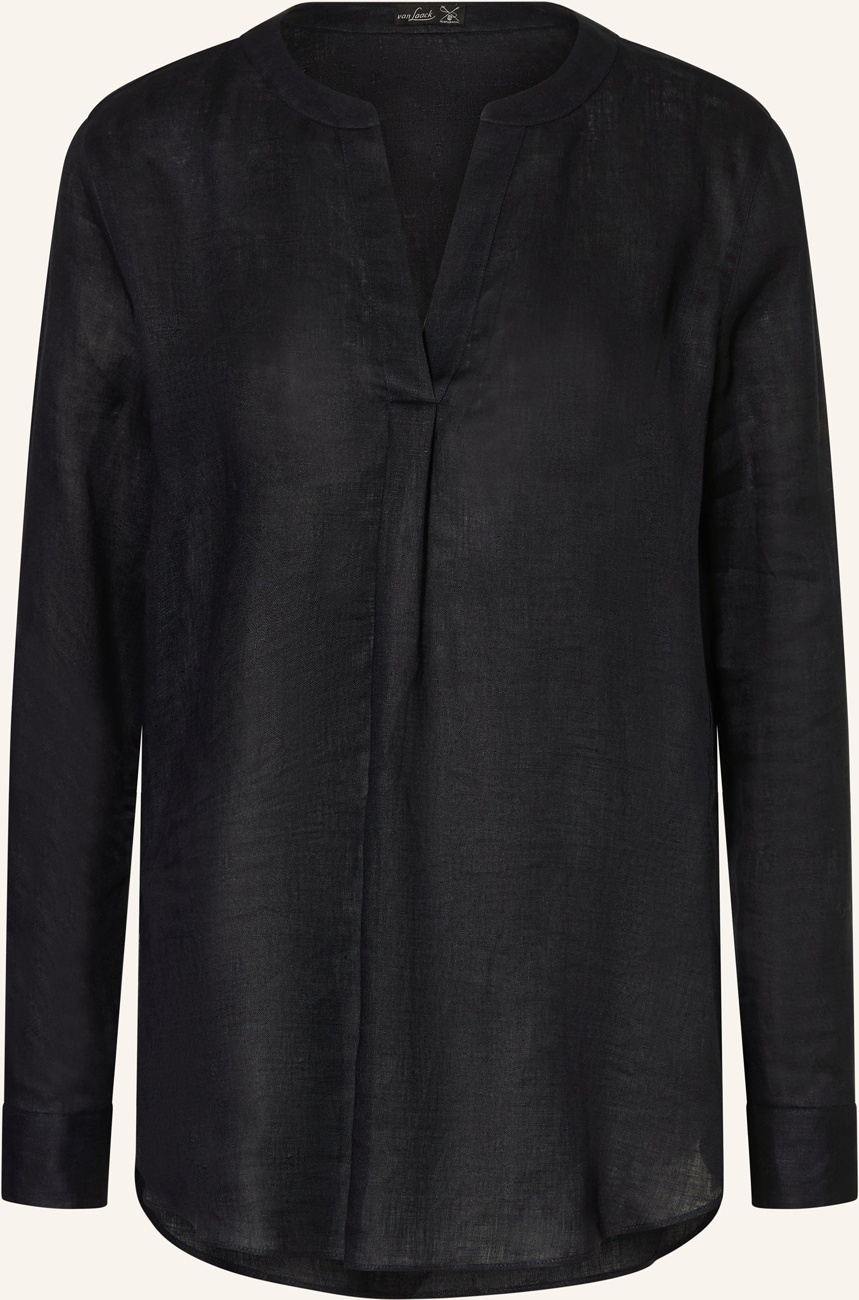 Van Laack Blusenshirt Vl-Ponny-Br Aus Leinen blau