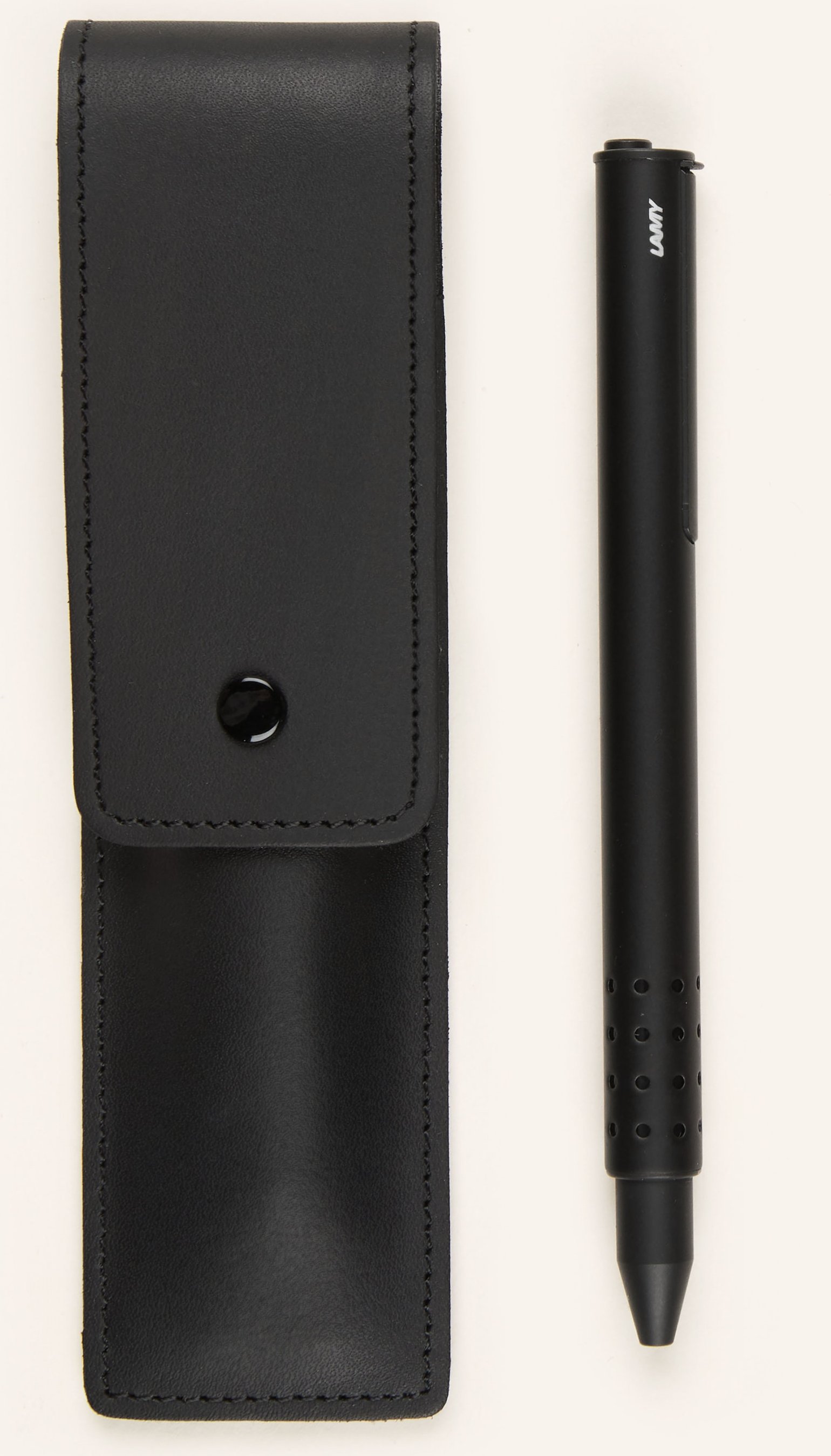 Lamy Set Swift: Tintenroller Und Lederetui schwarz