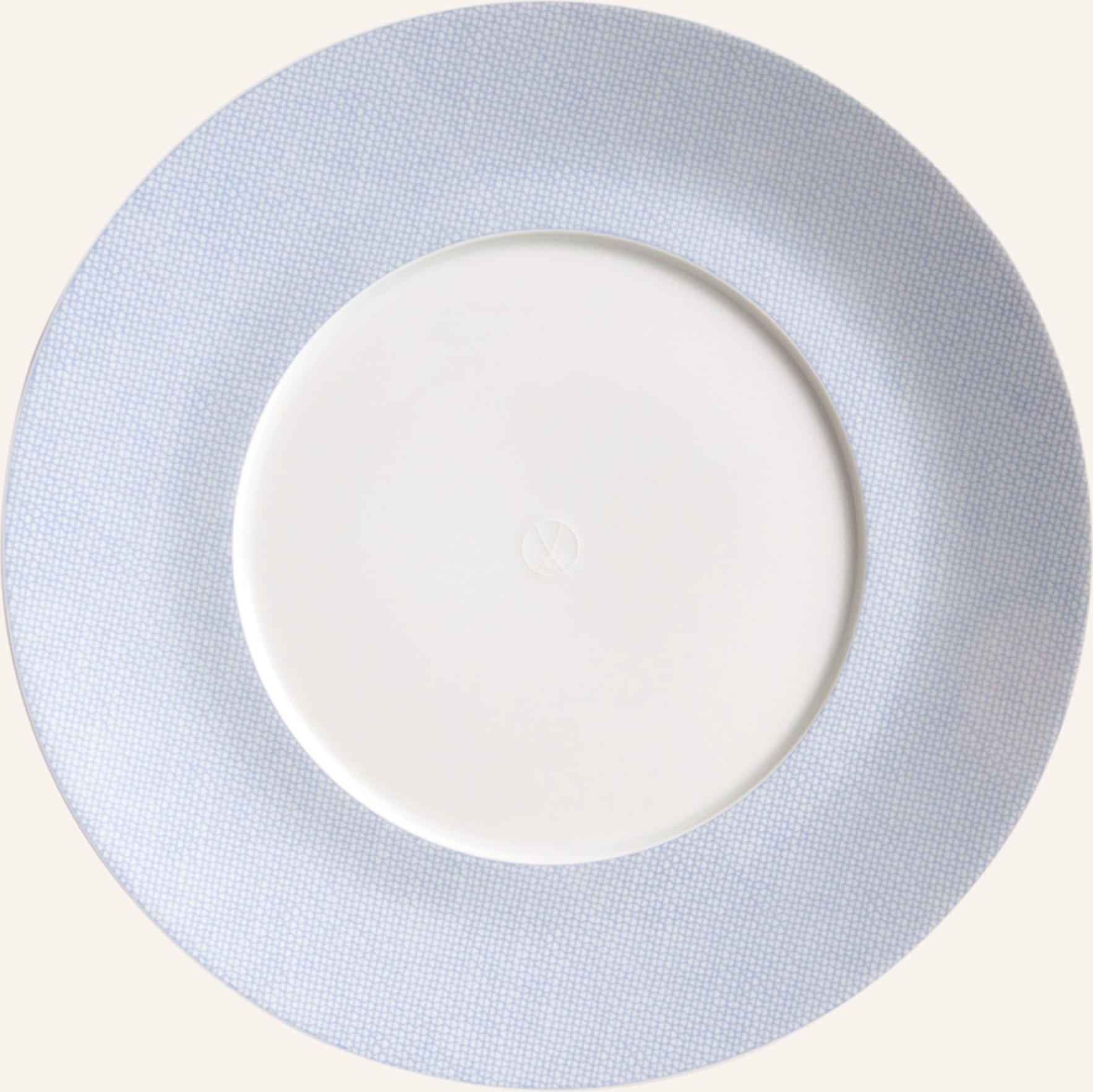 Meissen Porzellan-Manufaktur Gourmetteller Cosmopolitan Mesh weiss