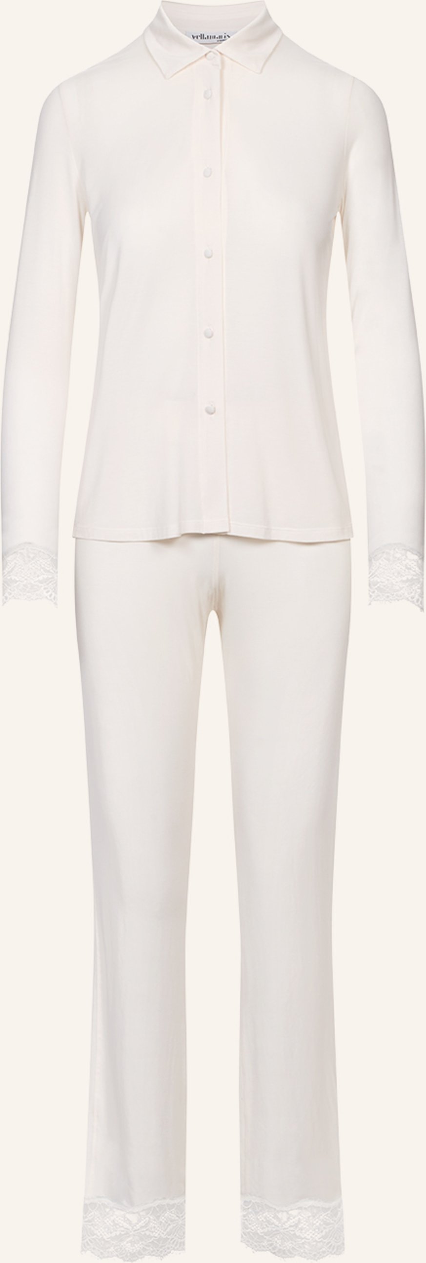 Yellamaris Schlafanzug weiss